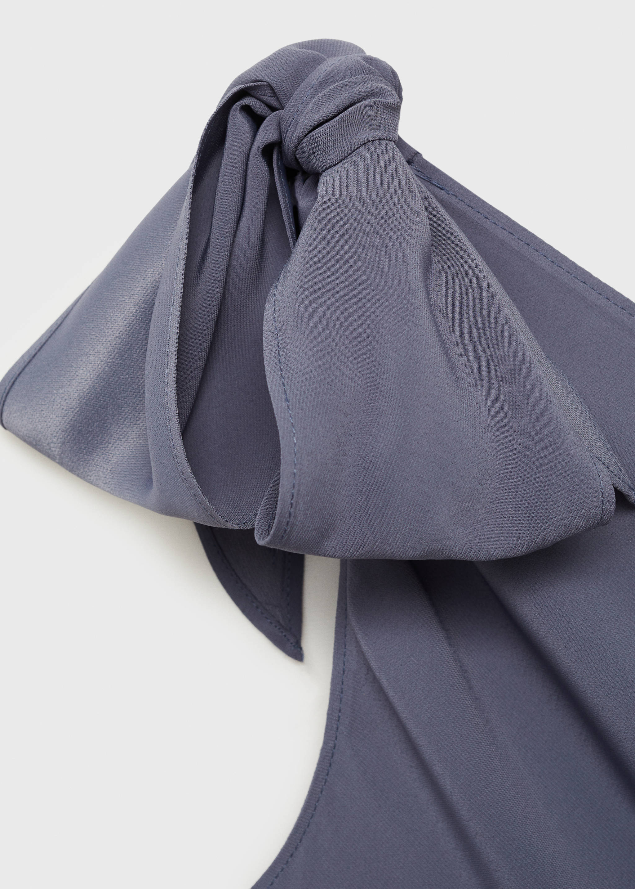 Aszimmetrikus szalagos szatén nadrágruha - A termék adatai 0