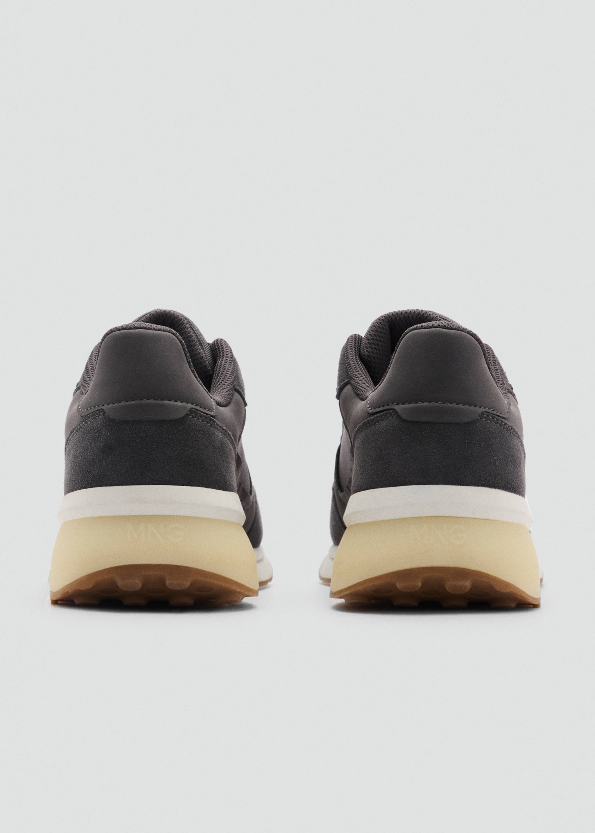 Leather mixed sneakers - Details of the article 2