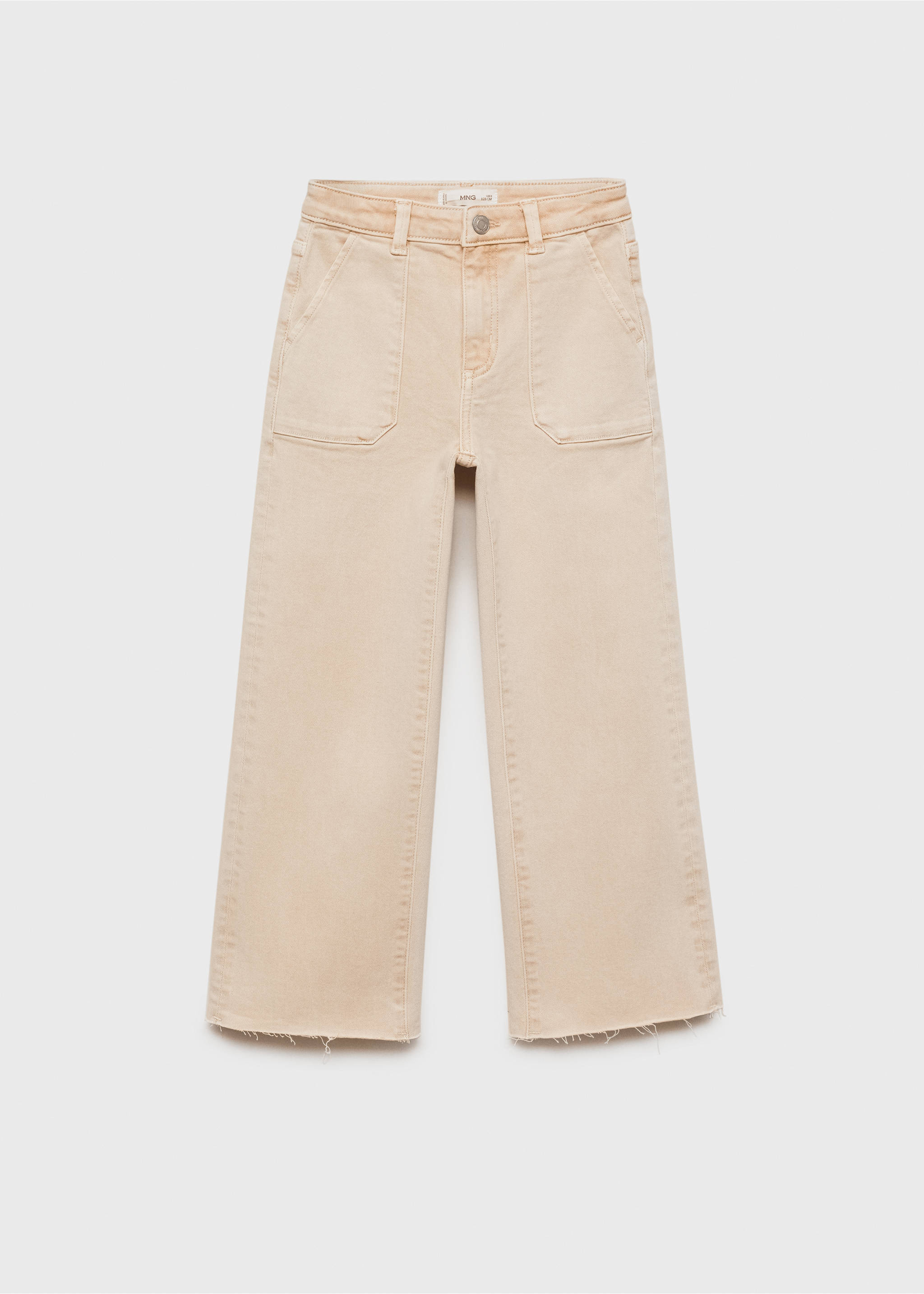 Utility pocket jeans - Article without model, Ecru. Ref: 87053270-00.