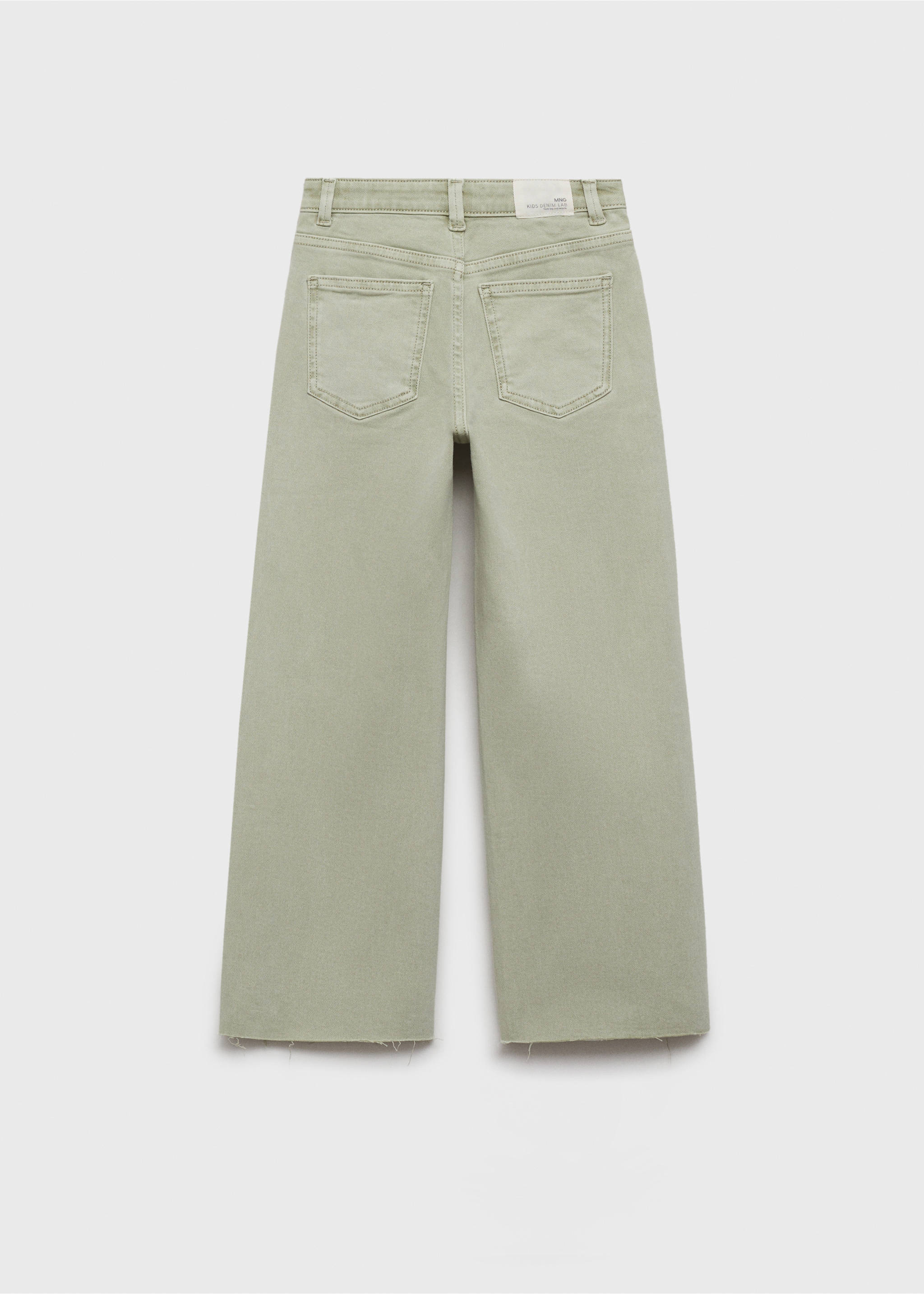 Utility pocket jeans - Reverse of the article, Green. Ref: 87053270-00.