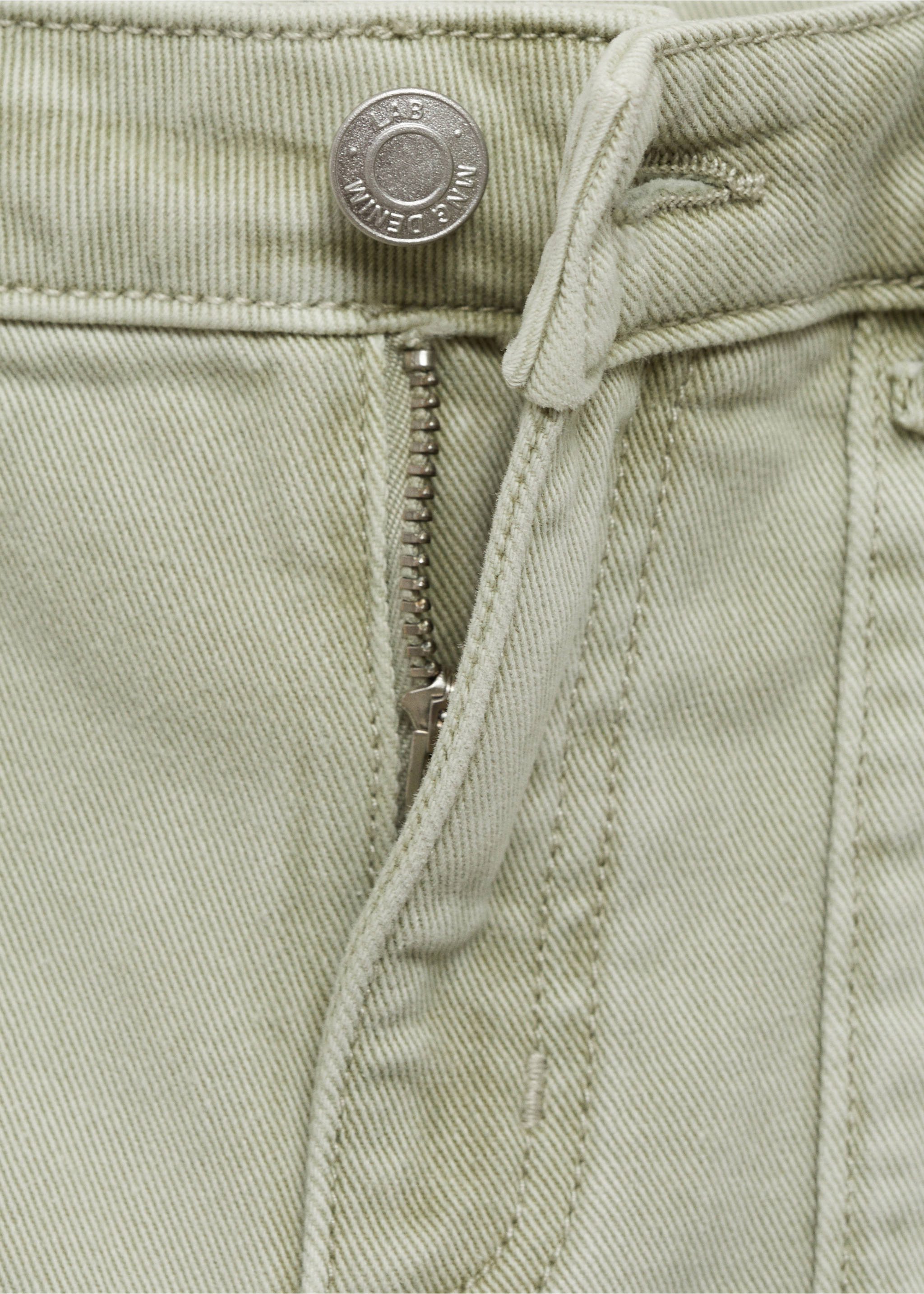 Utility pocket jeans - Details of the article 8, Green. Ref: 87053270-00.