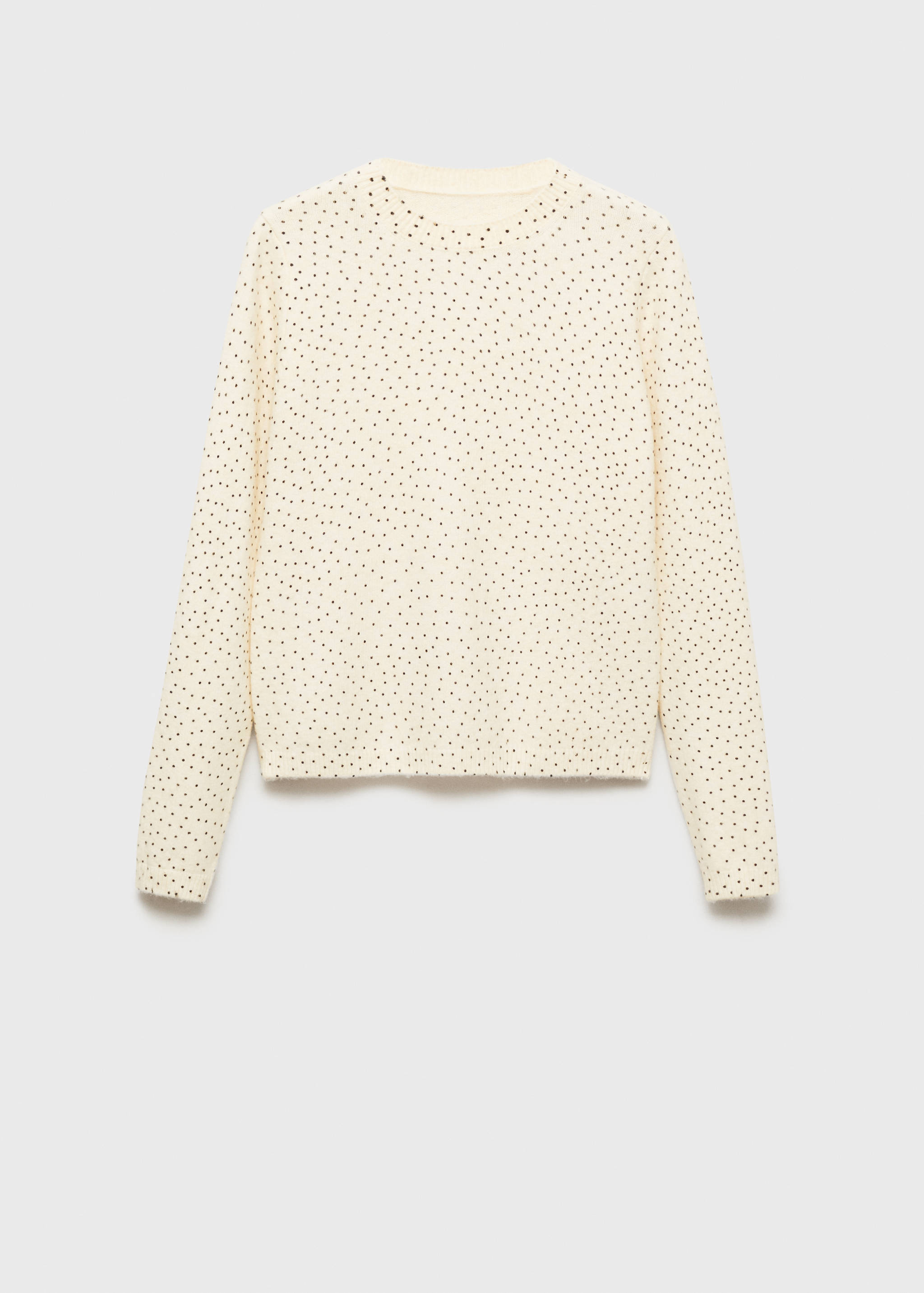 Polka-dot knitted sweater - Article without model