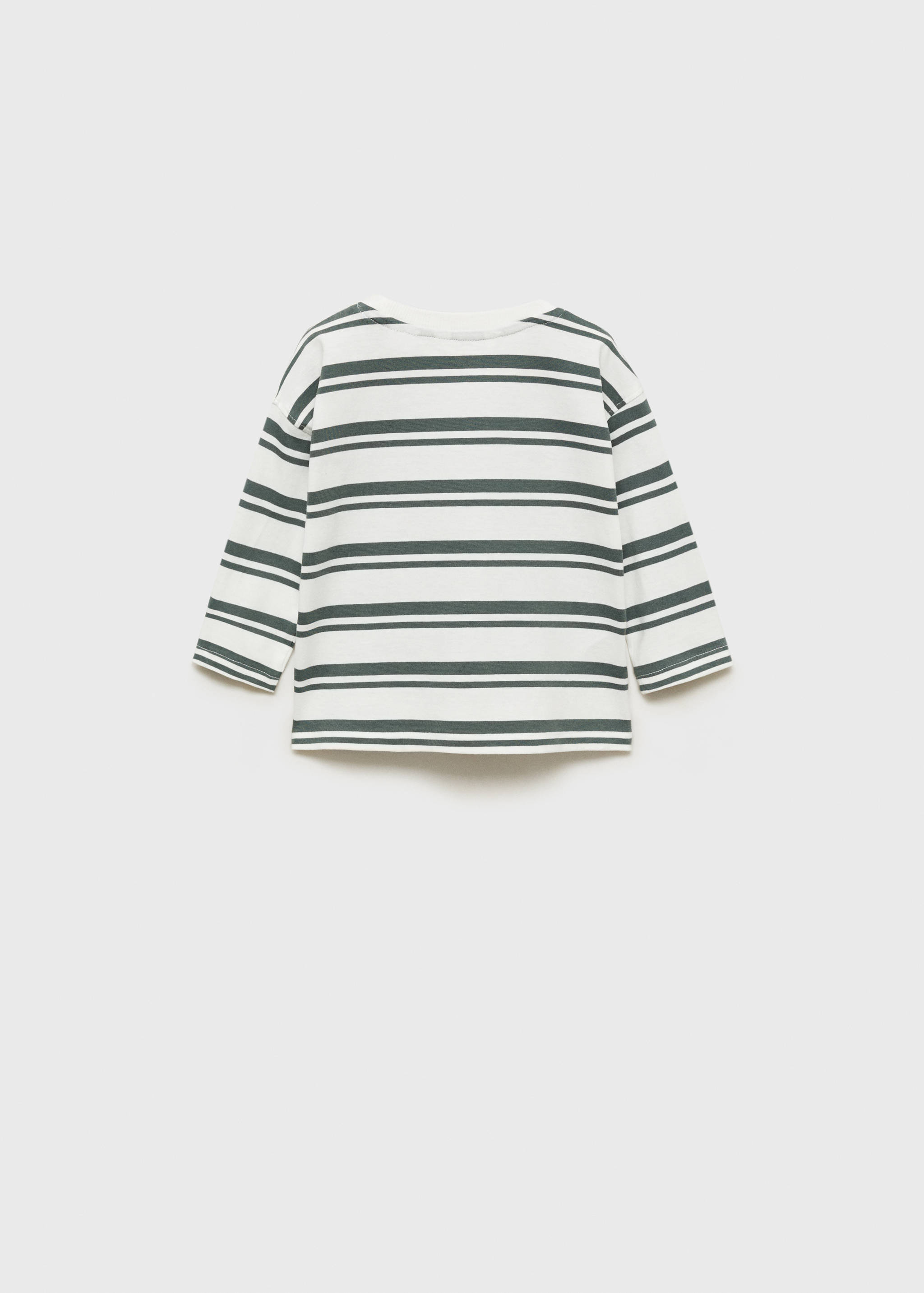 T-shirt 100 % coton rayures - Verso de l’article