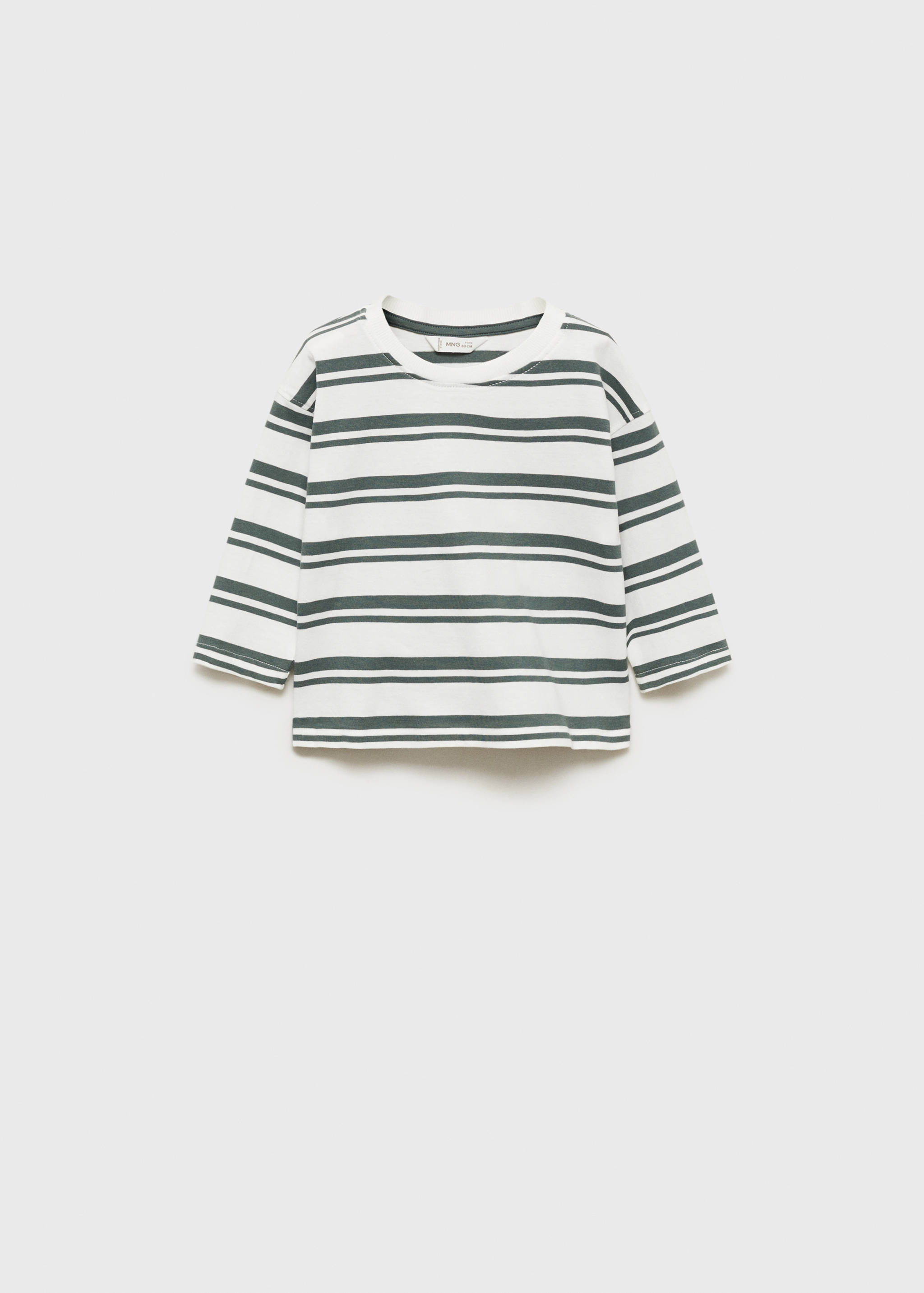 Gestreiftes T-Shirt aus 100 % Baumwolle - Artikel ohne Model