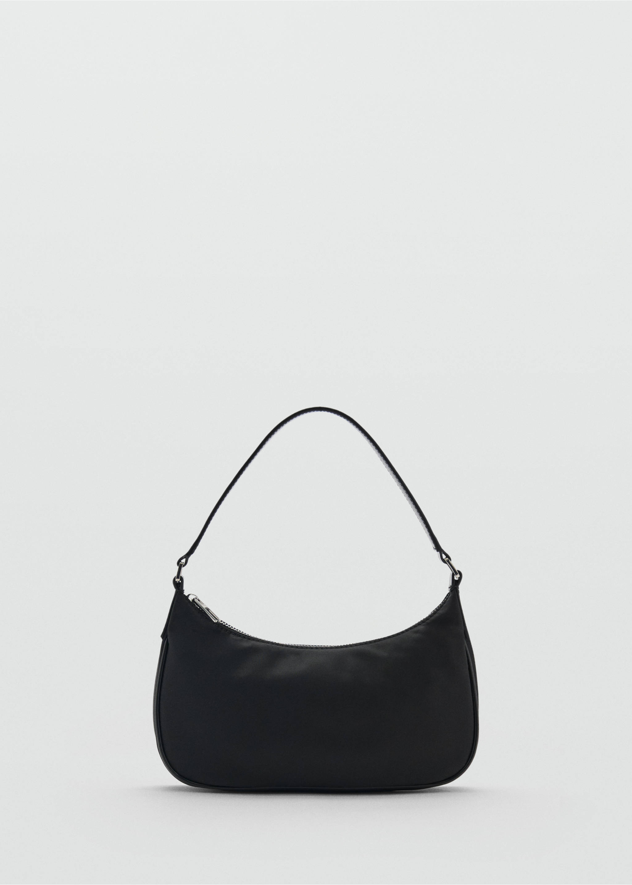 Small nylon shoulder bag - Article without model, Black. Ref: 87053277-00.