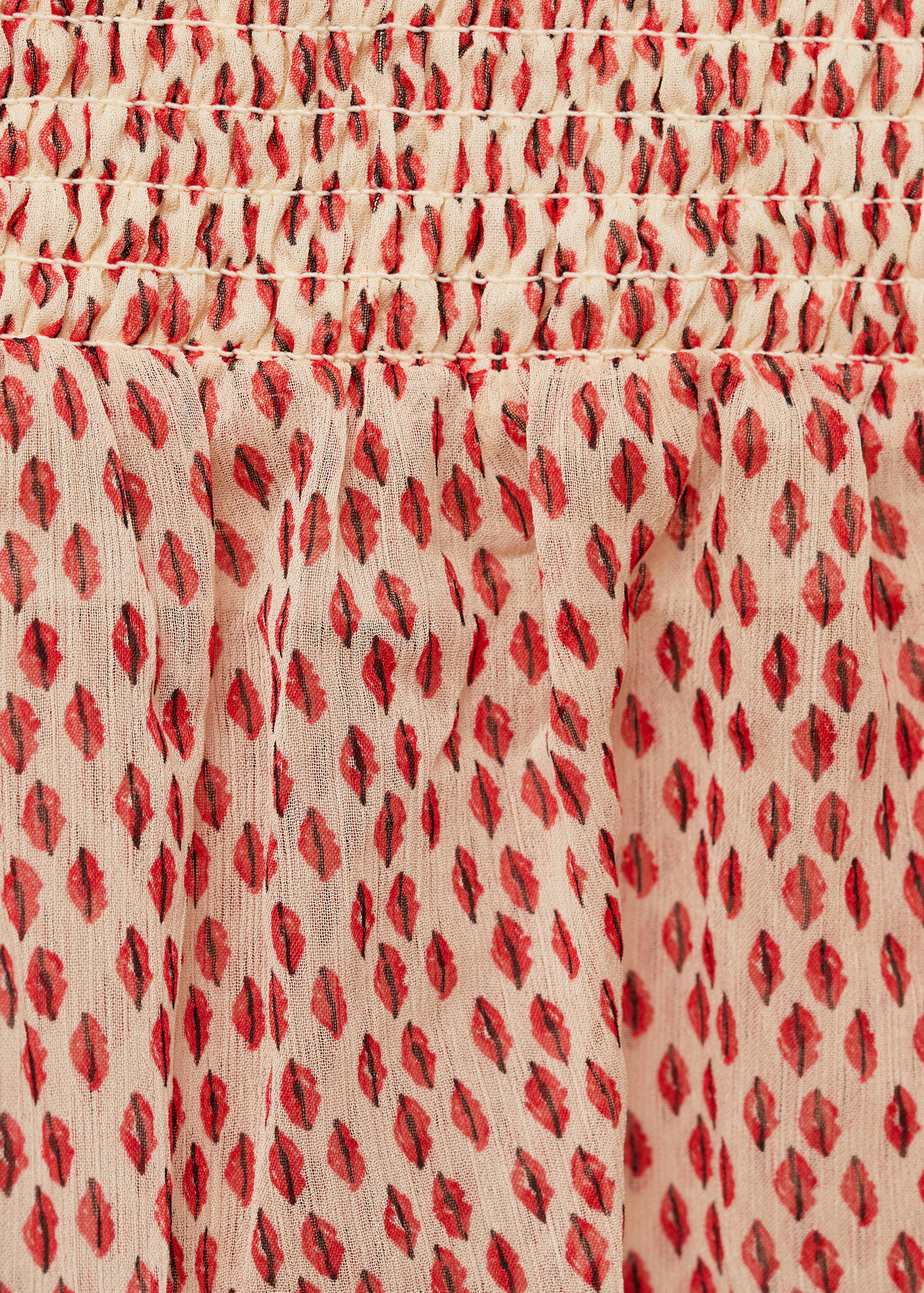 Printed ruched dress - Details of the article 8