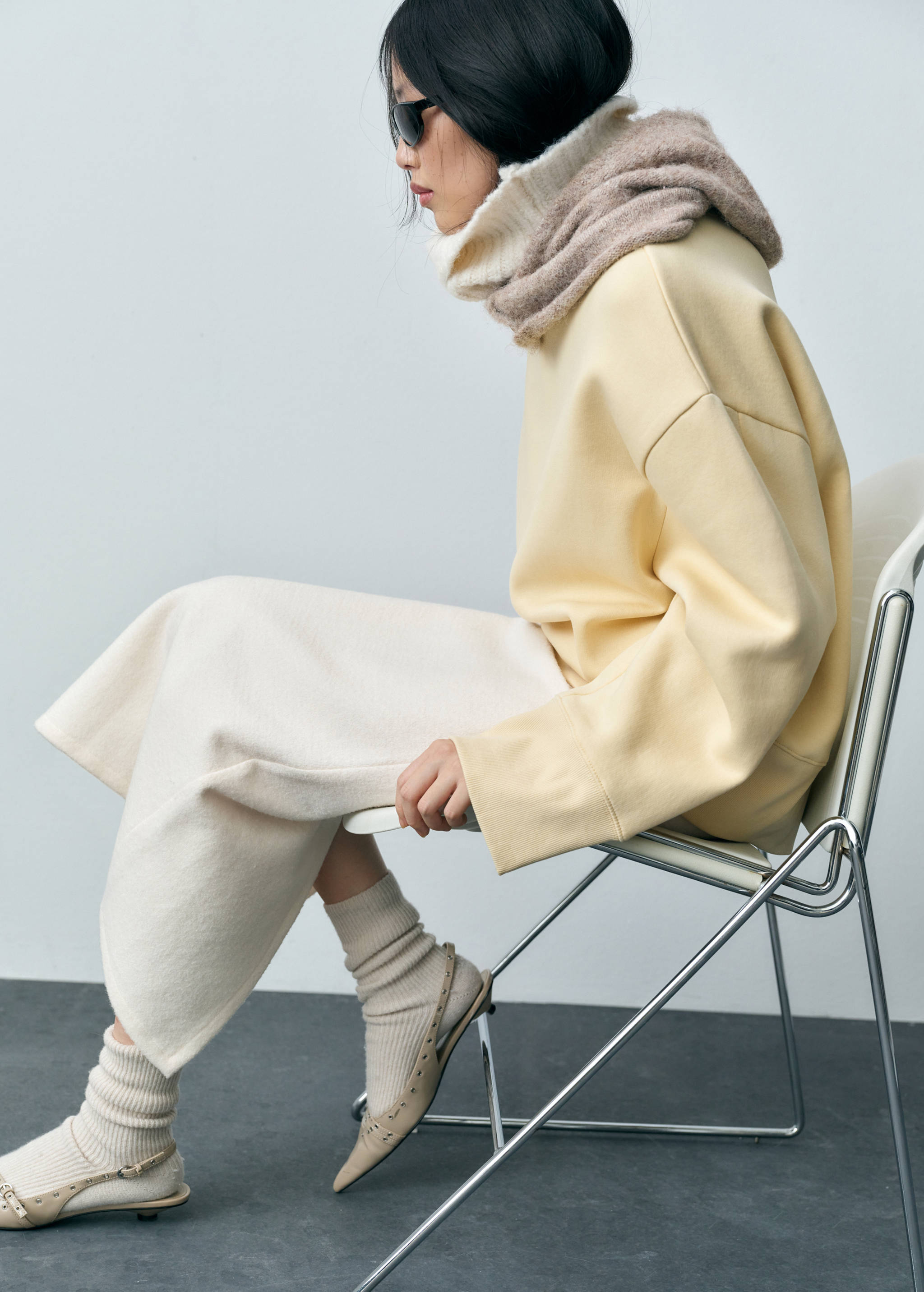 Oversize cotton sweatshirt - Details of the article 6