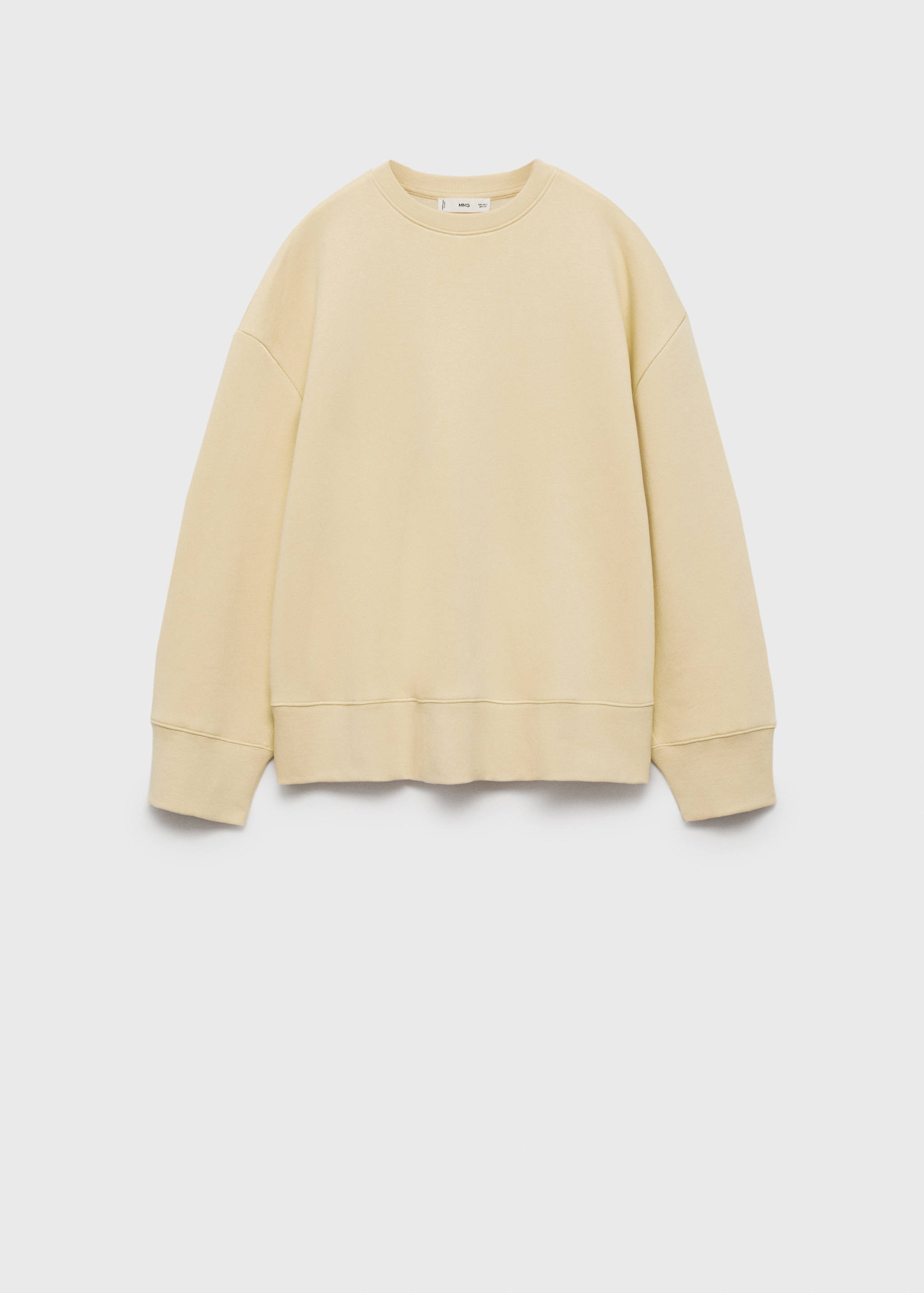 Bavlněná mikina oversize - Zboží bez modelu
