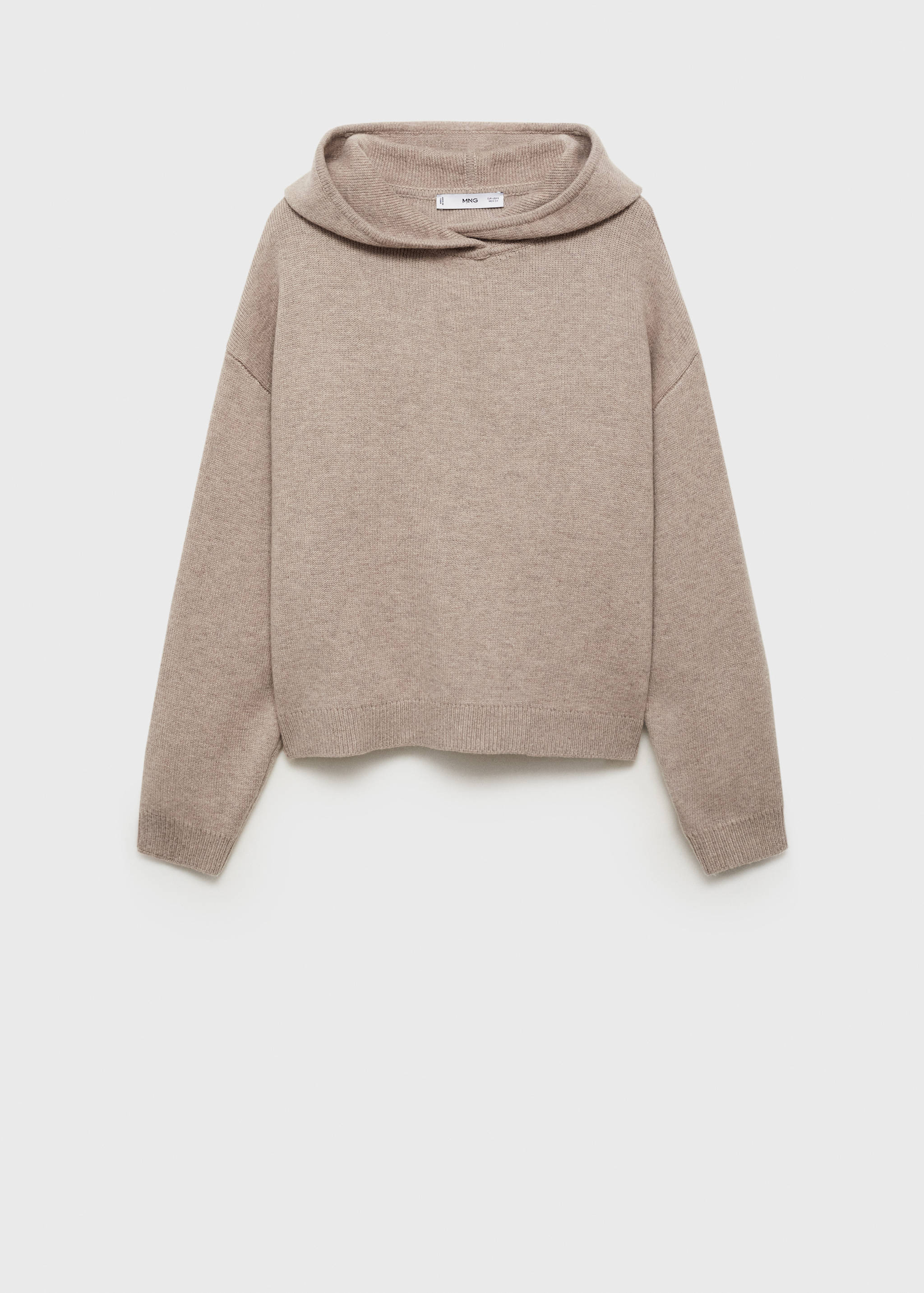 Wool-blend hooded sweater - Article without model