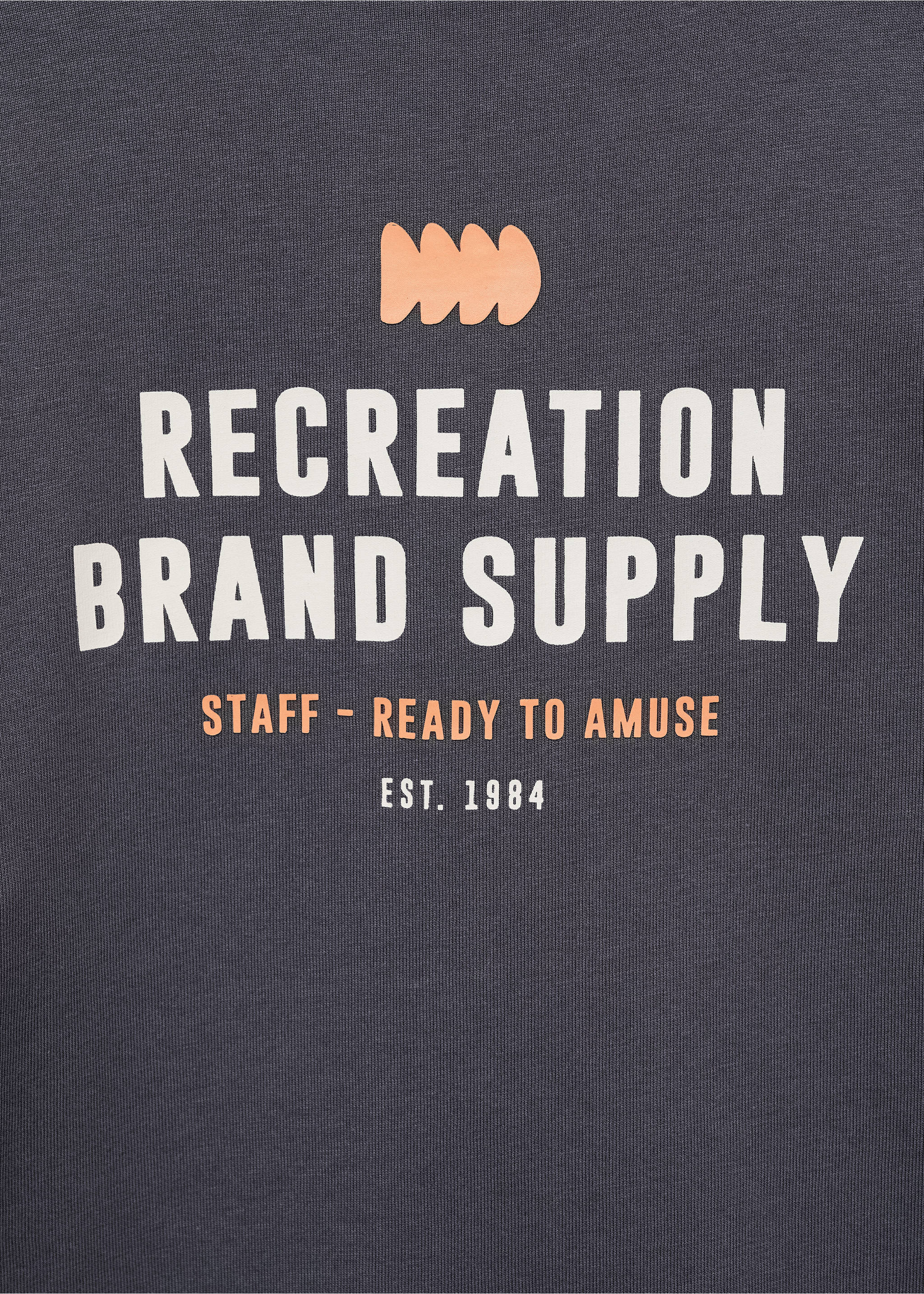 Printed cotton-blend T-shirt - Details of the article 0, Dark Grey. Ref: 87053285-00.