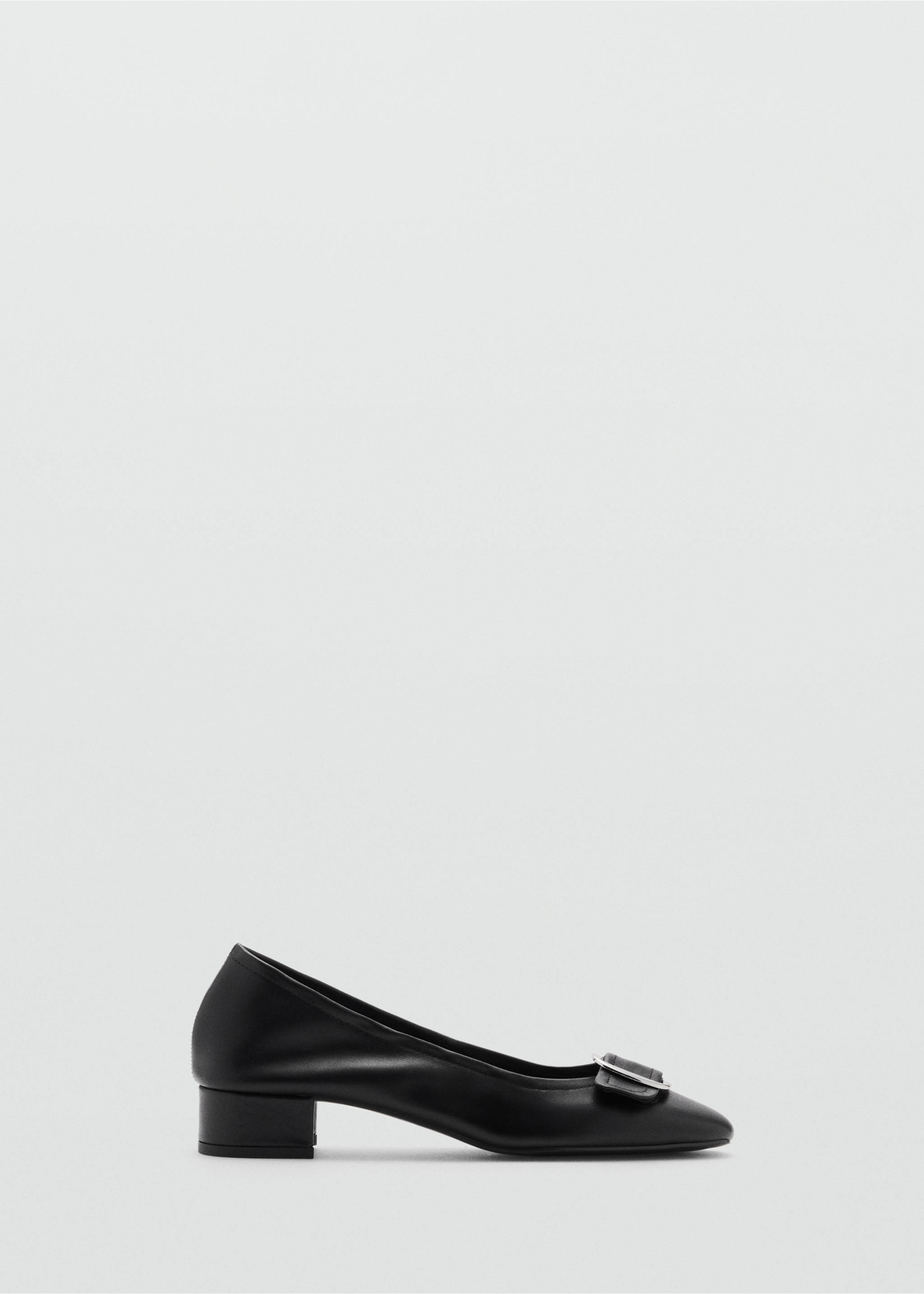 Buckle leather shoes - Article without model, Black. Ref: 87053286-00.