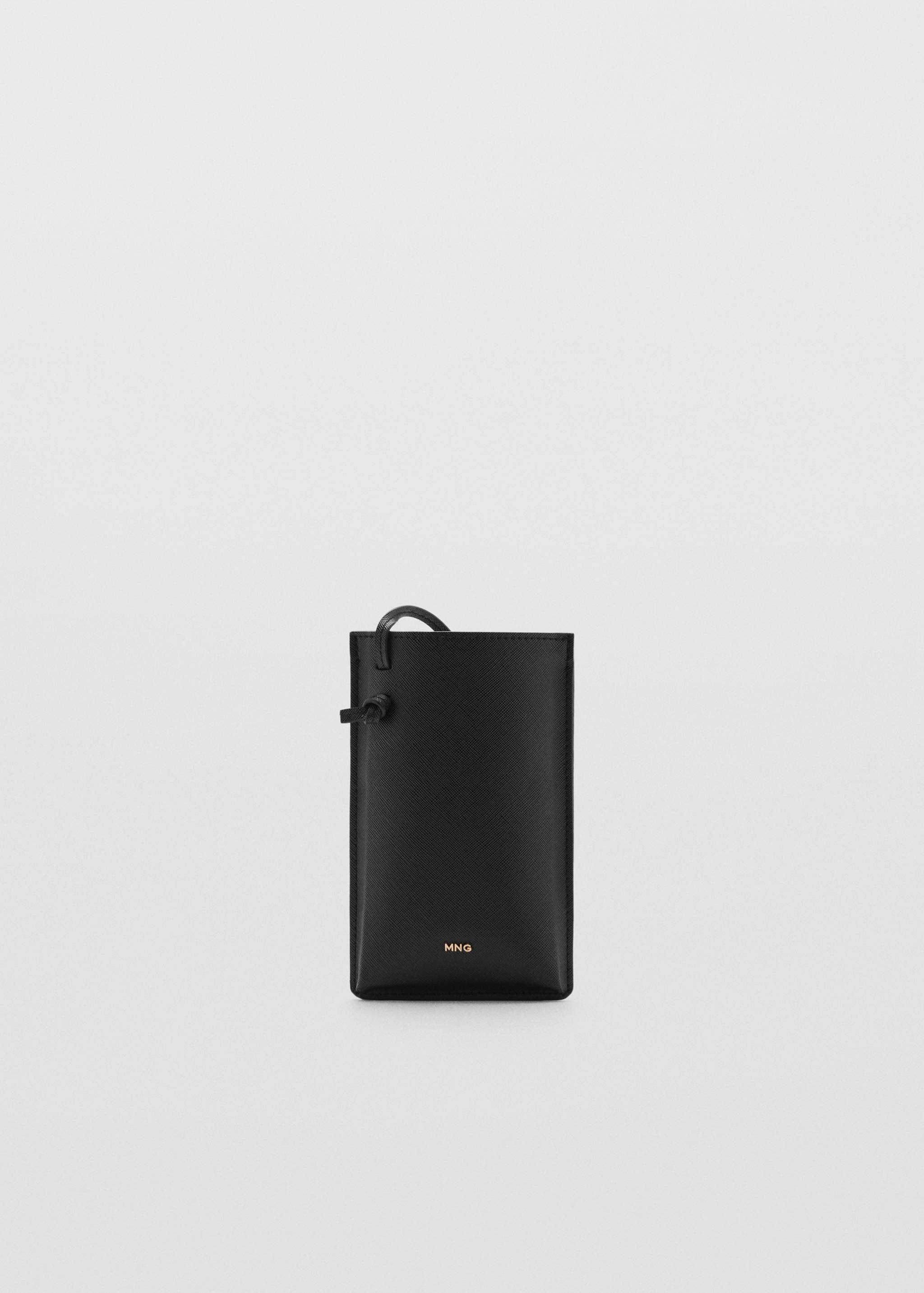 Saffiano-effect crossbody mobile phone case - Article without model