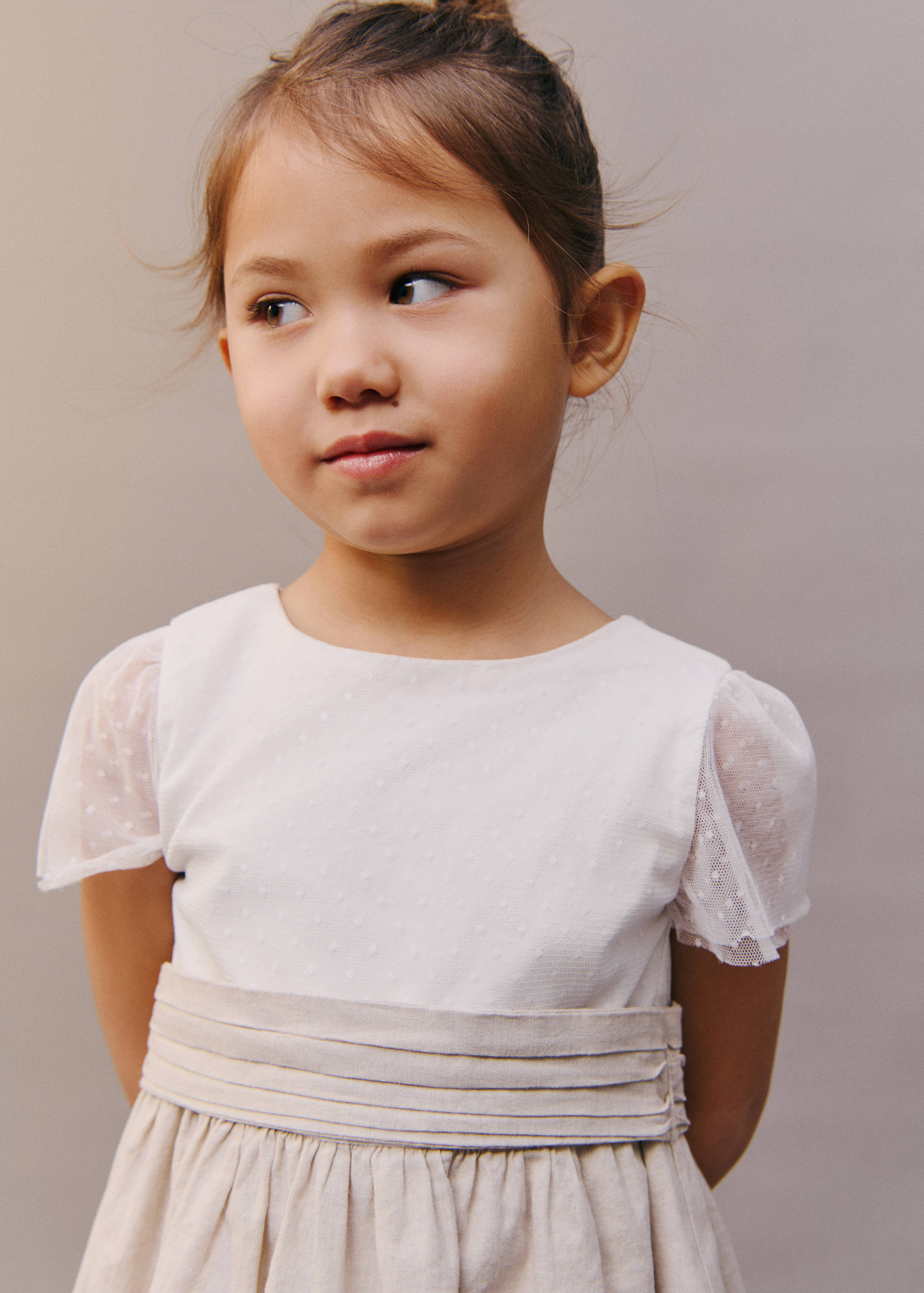 Contrast skirt dress - Details of the article 6