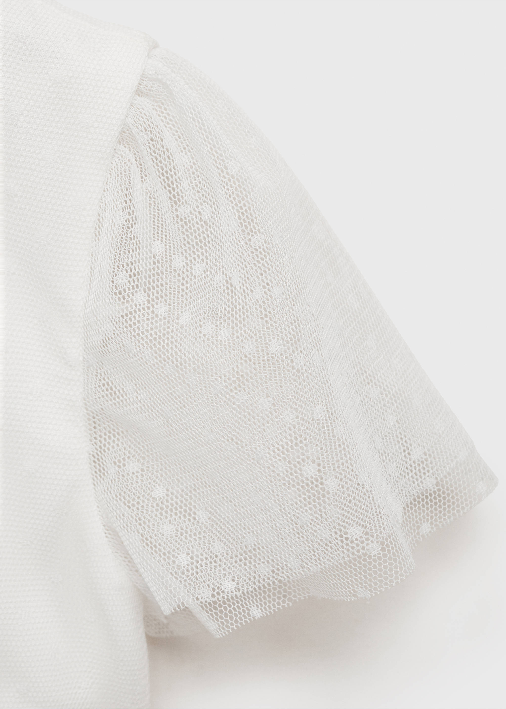 Vestido falda contraste - Detalle del artículo 8, Blanco. Ref: 87053638-00.