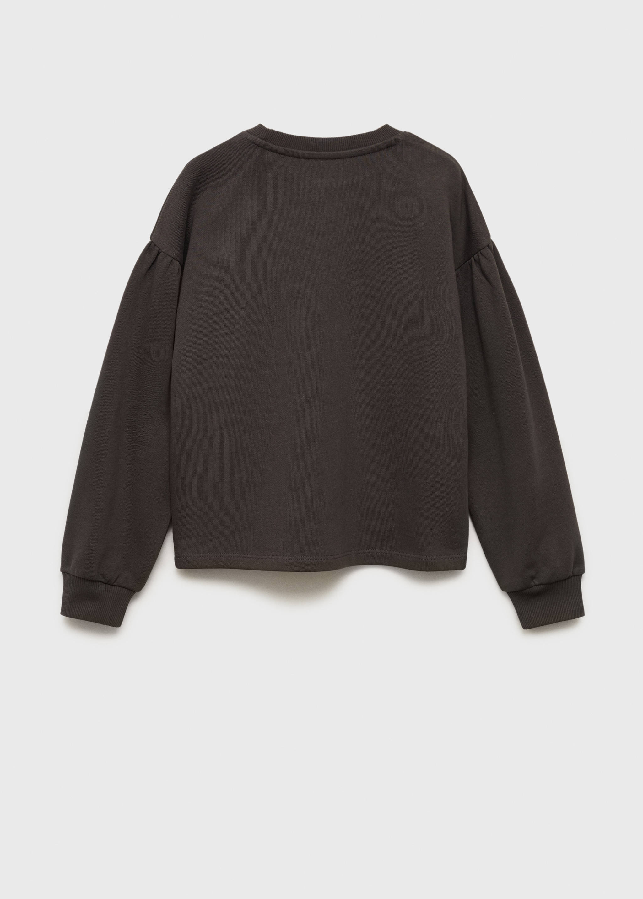 Crochet detail sweatshirt - Reverse of the article