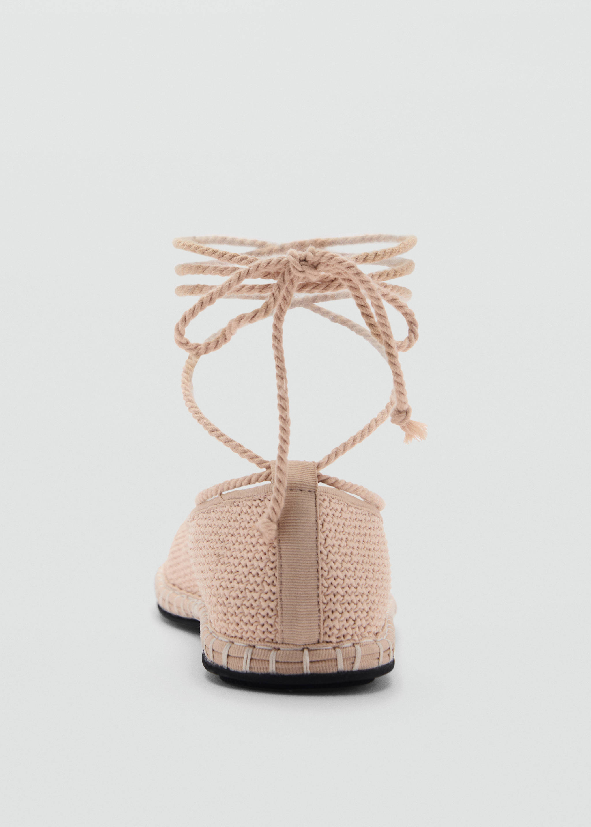 Ballerines maille avec détails cordons - Détail de l'article 1