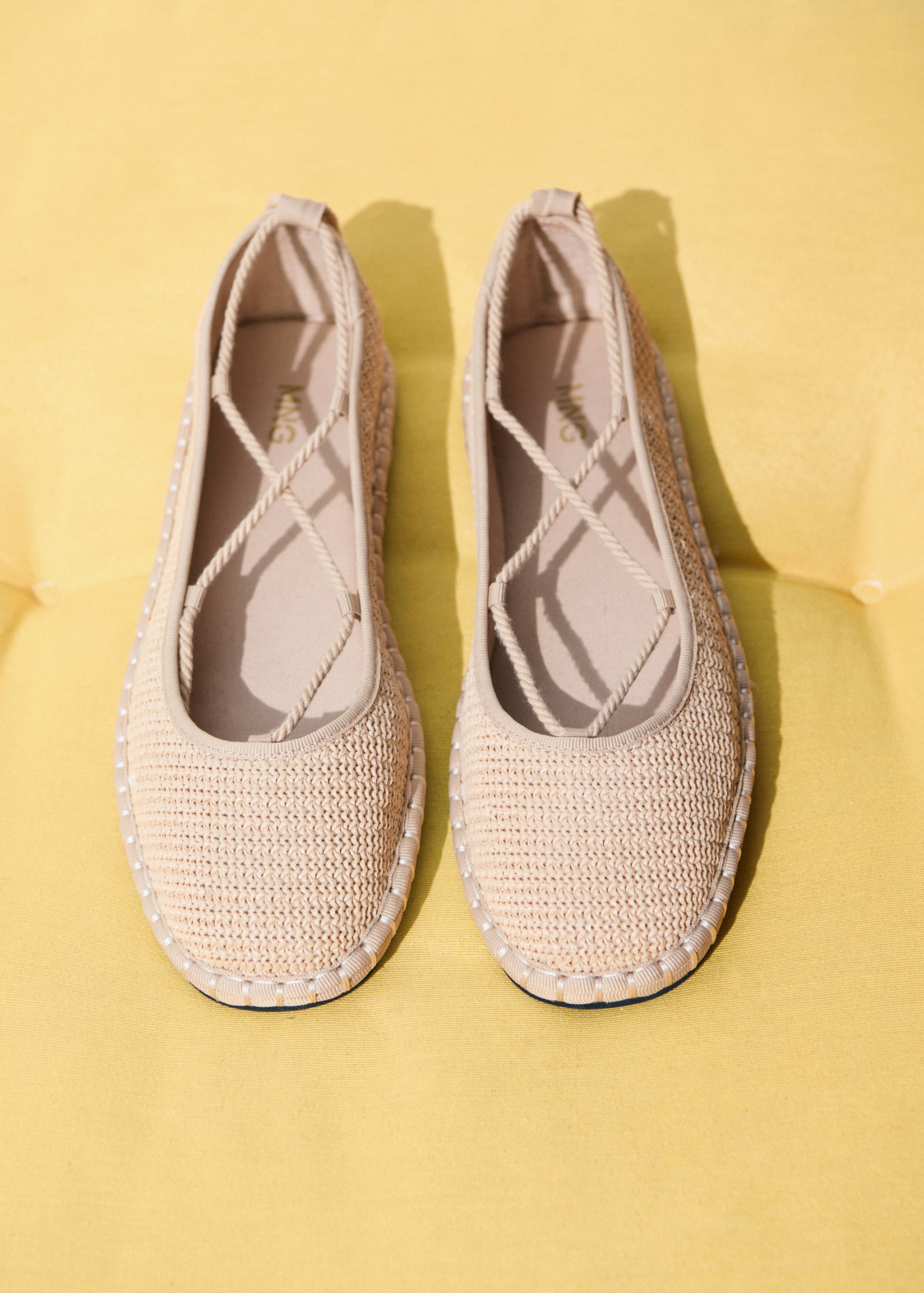 Ballerines maille avec détails cordons - Détail de l'article 9