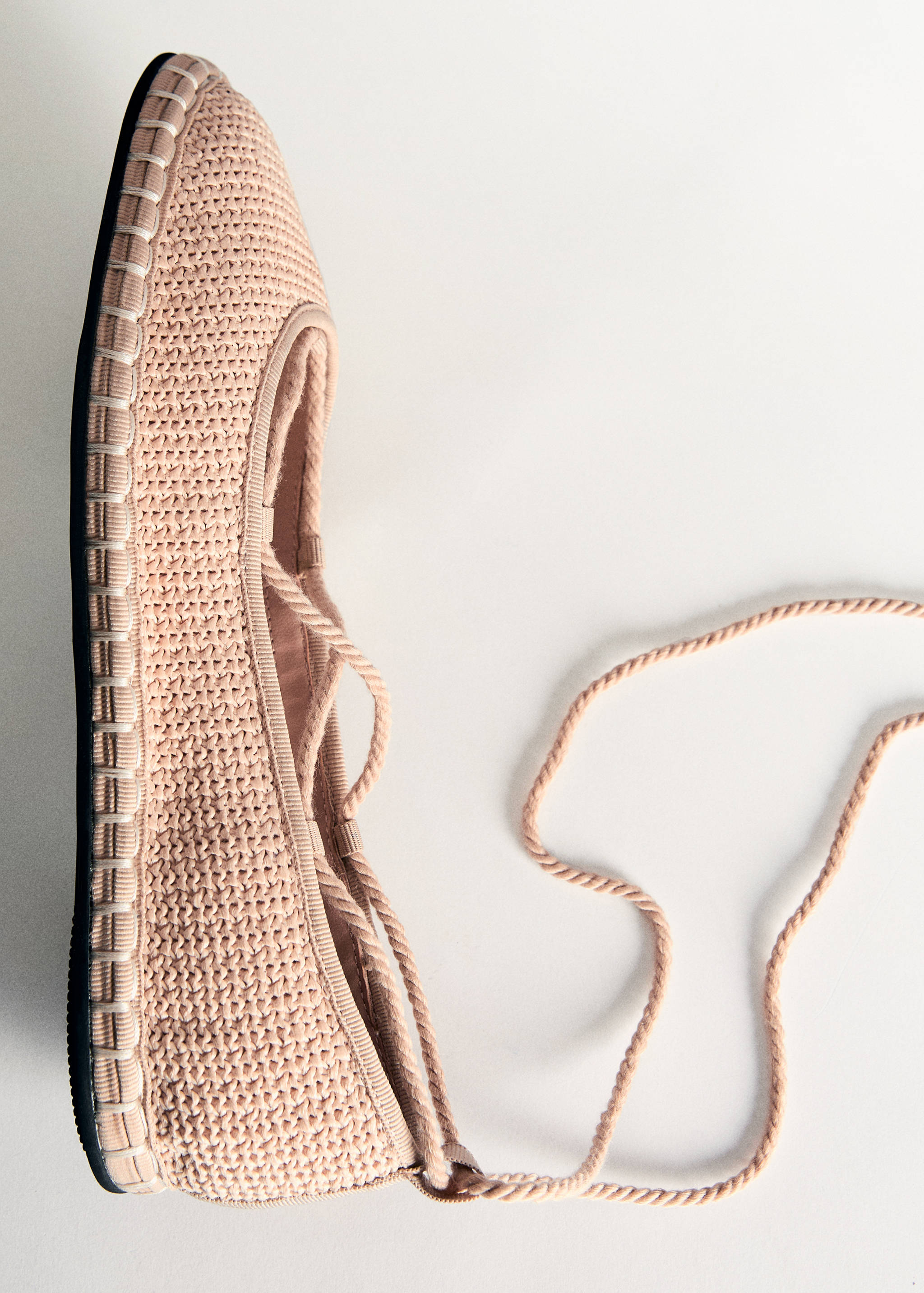 Ballerines maille avec détails cordons - Détail de l'article 5