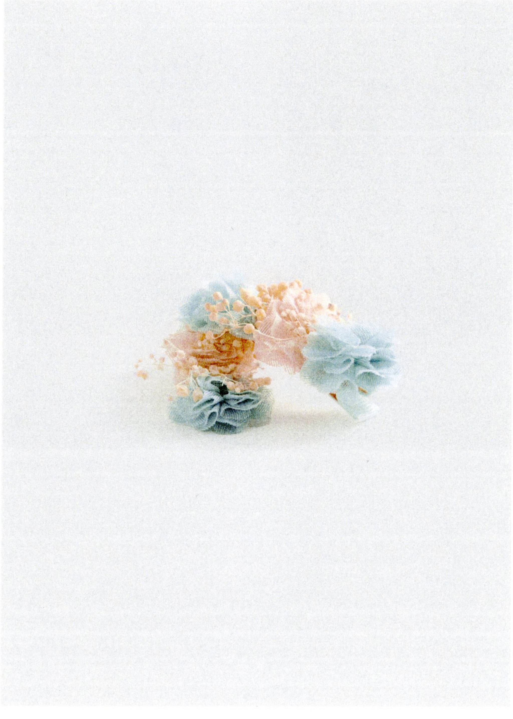 Pack of 2 floral hair clips - Details of the article 5, Aqua Green. Ref: 87053649-00.
