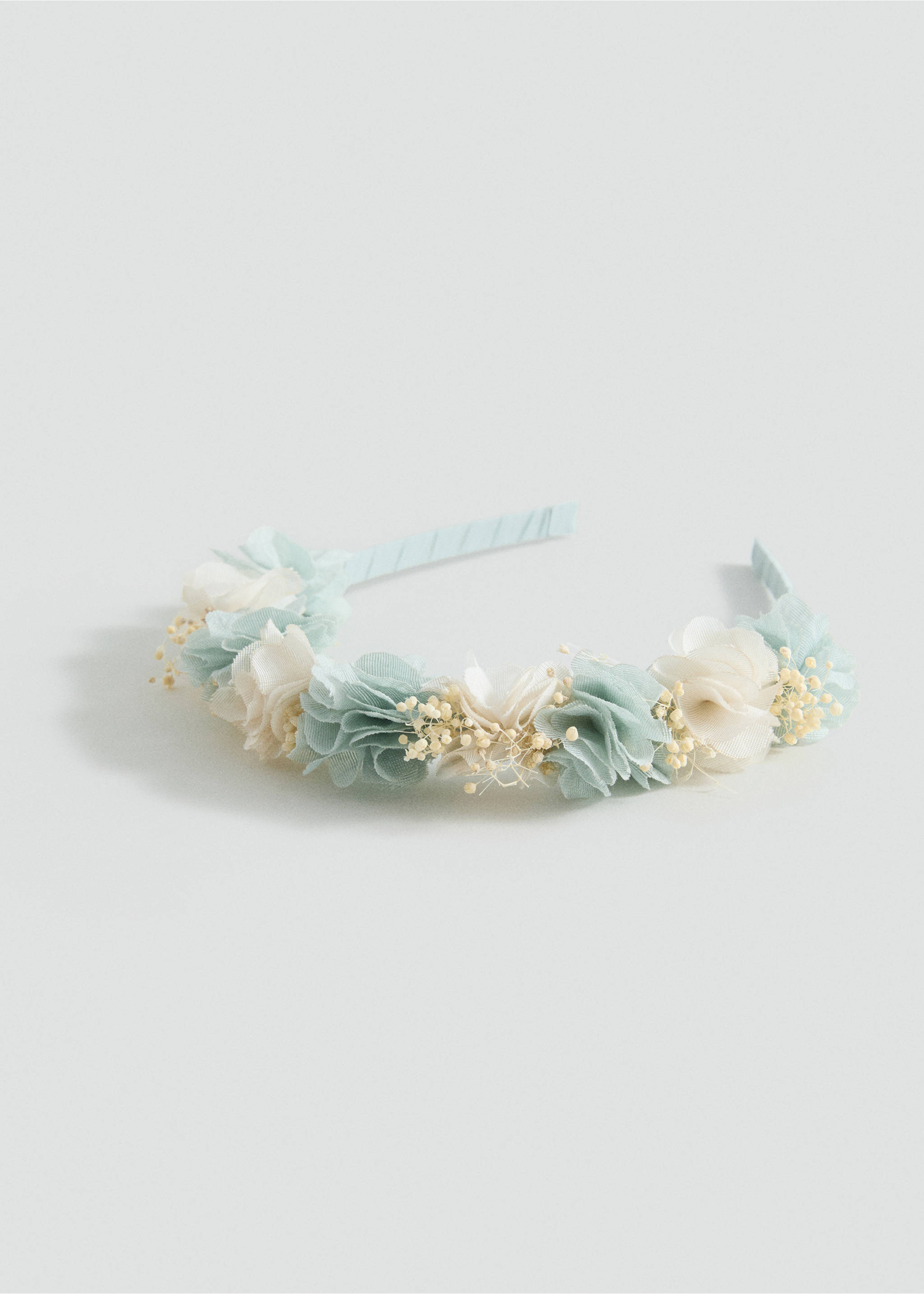 Flower hairband - Medium plane, Aqua Green. Ref: 87053650-00.