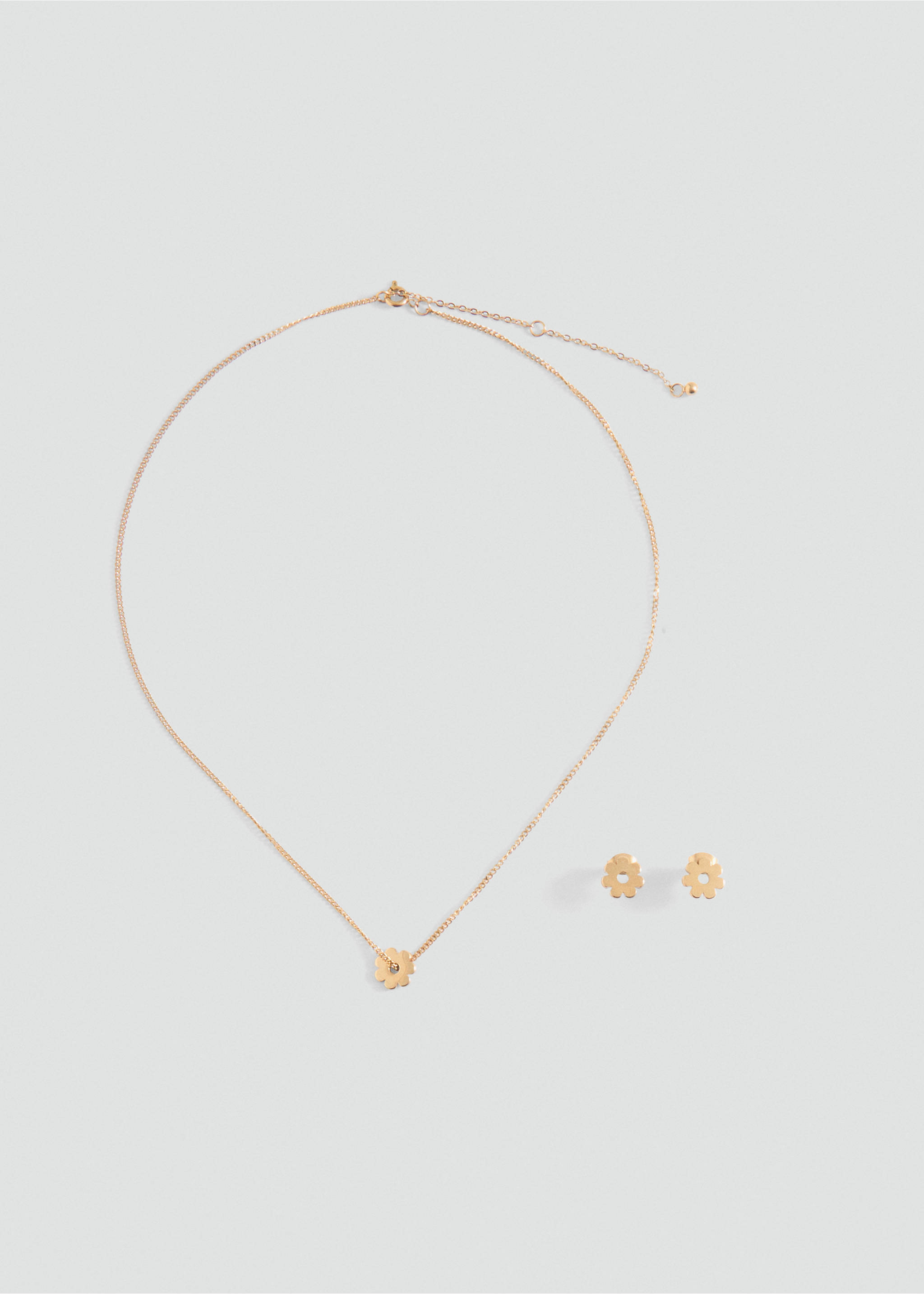 Necklace and earrings set - Article without model, Gold. Ref: 87053651-00.