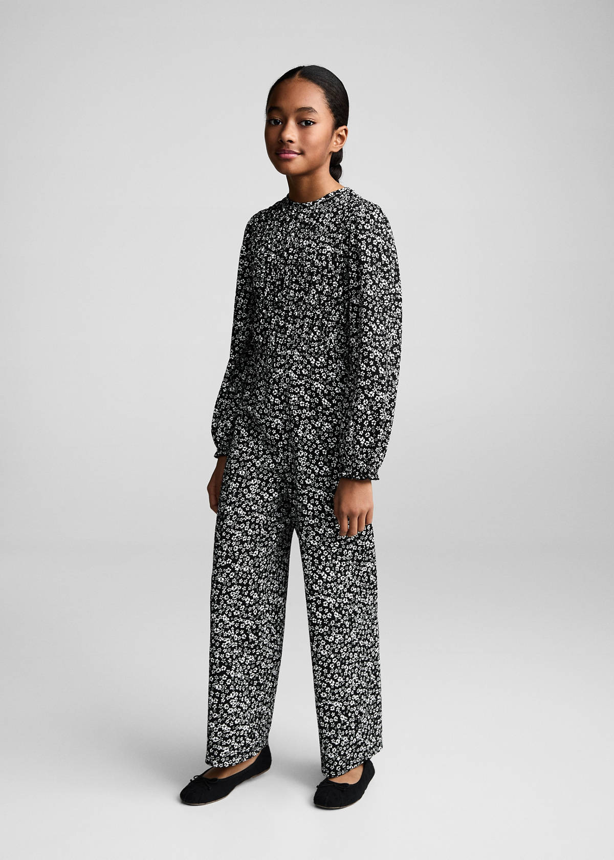 Floral print jumpsuit