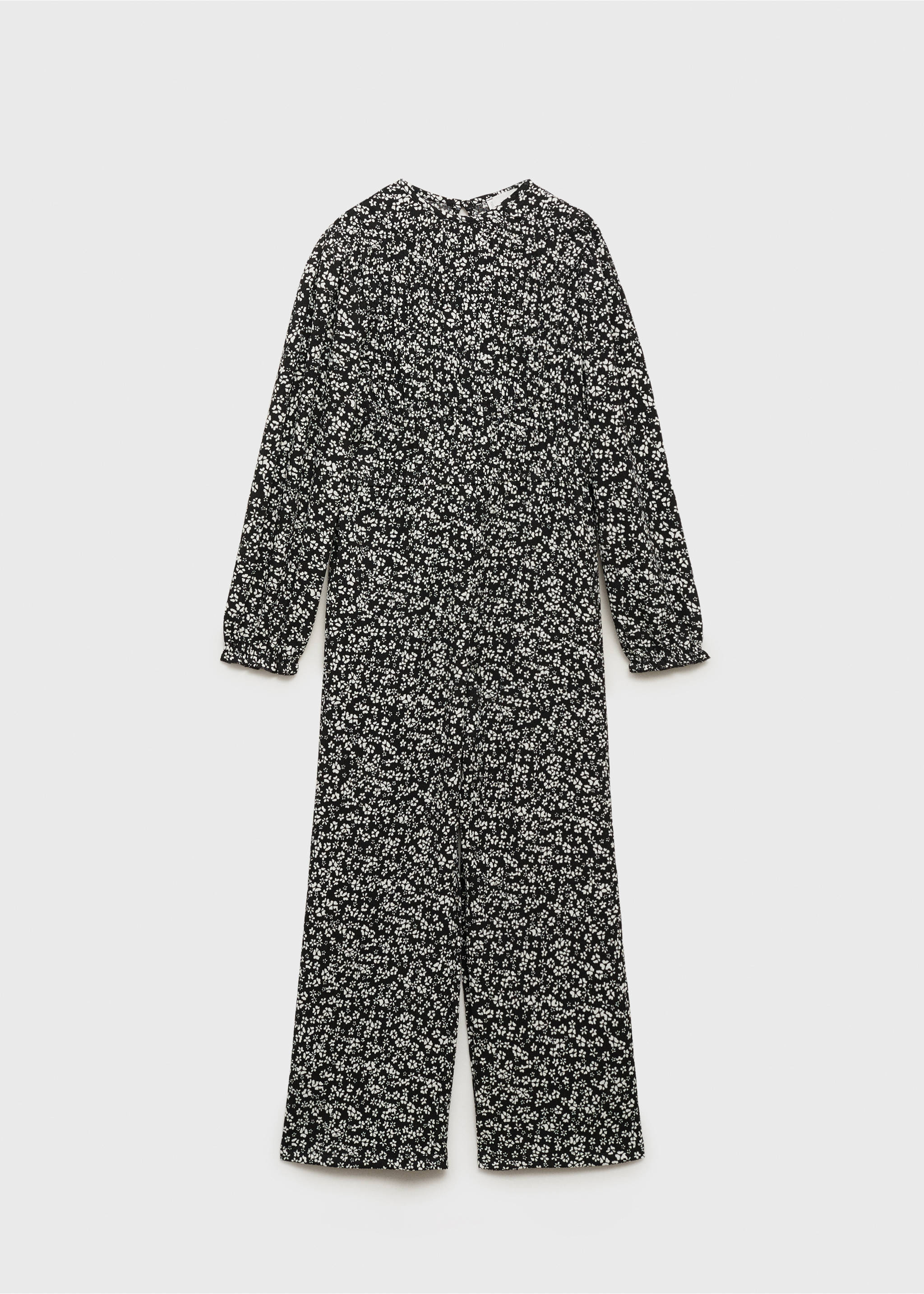 Combinaison en imprimé floral - Article sans modèle, Noir. Ref: 87053653-00.