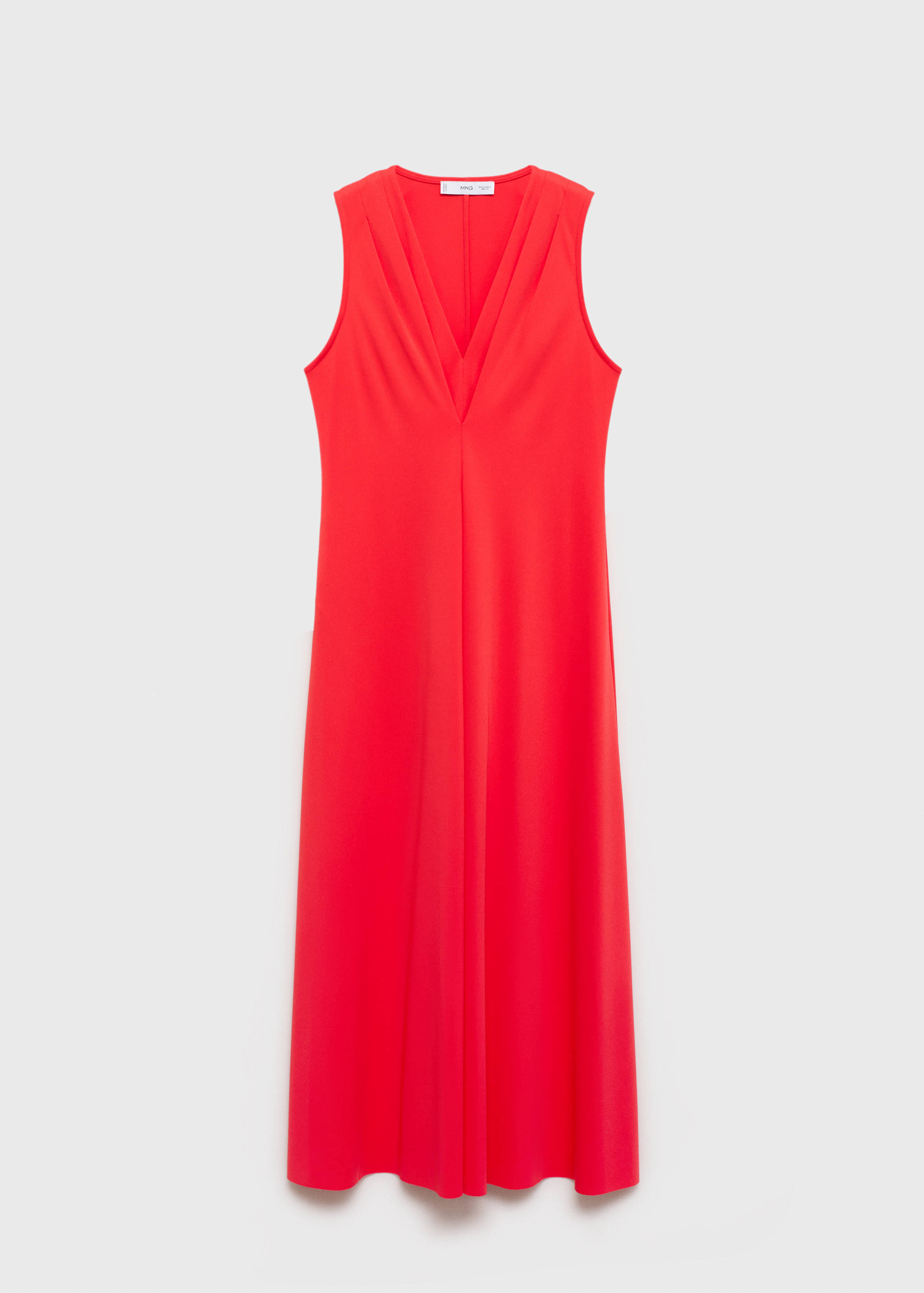 Vestido punto cuello pico - Artículo sin modelo