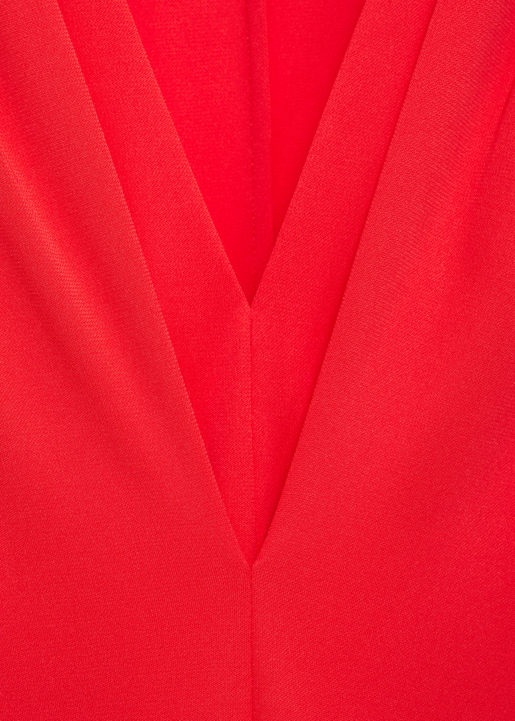 Vestido punto cuello pico - Detalle del artículo 8