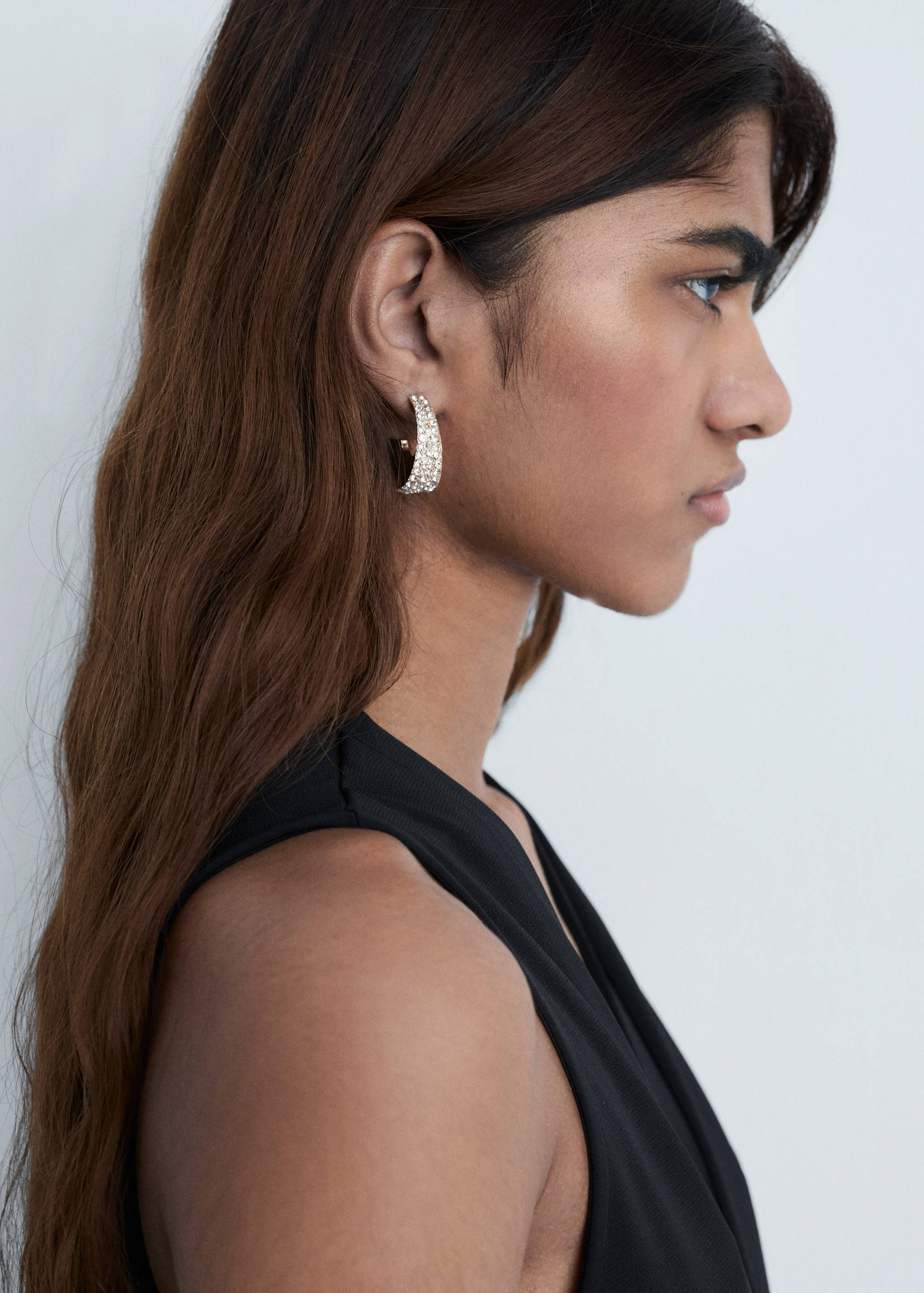 Vestido punto cuello pico - Detalle del artículo 1