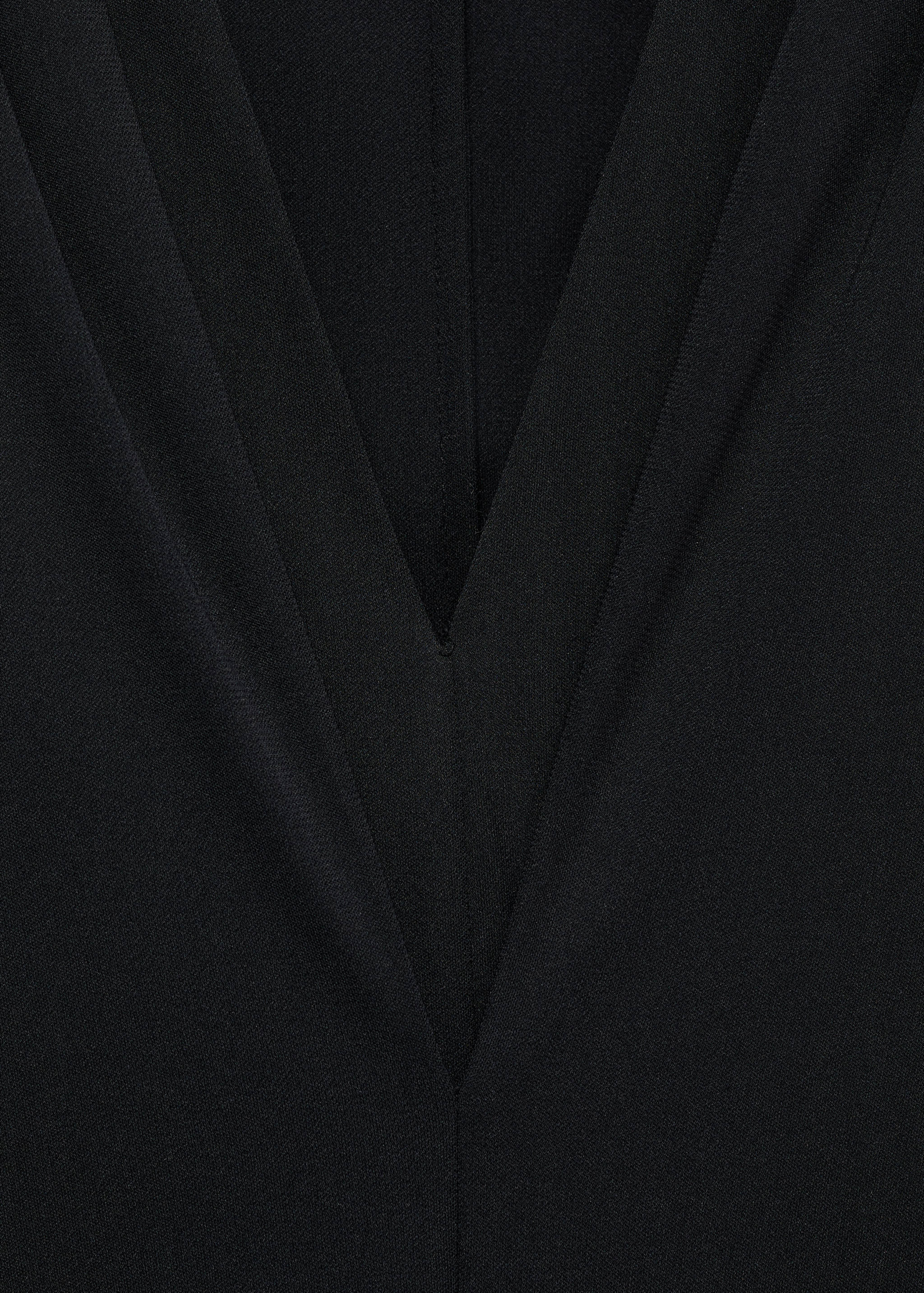 Vestido punto cuello pico - Detalle del artículo 8