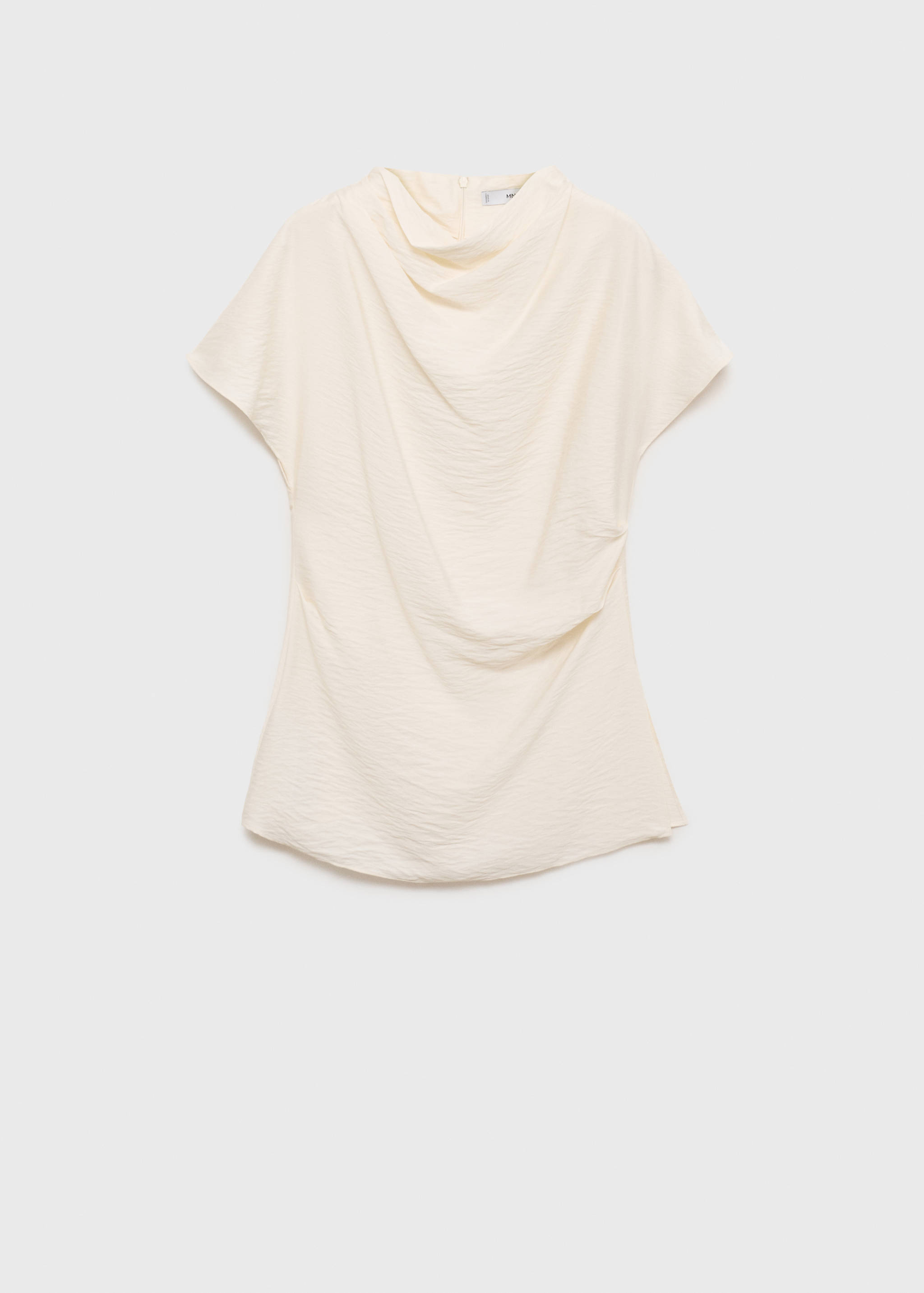 Draperad blus med textur - Artikel utan modell