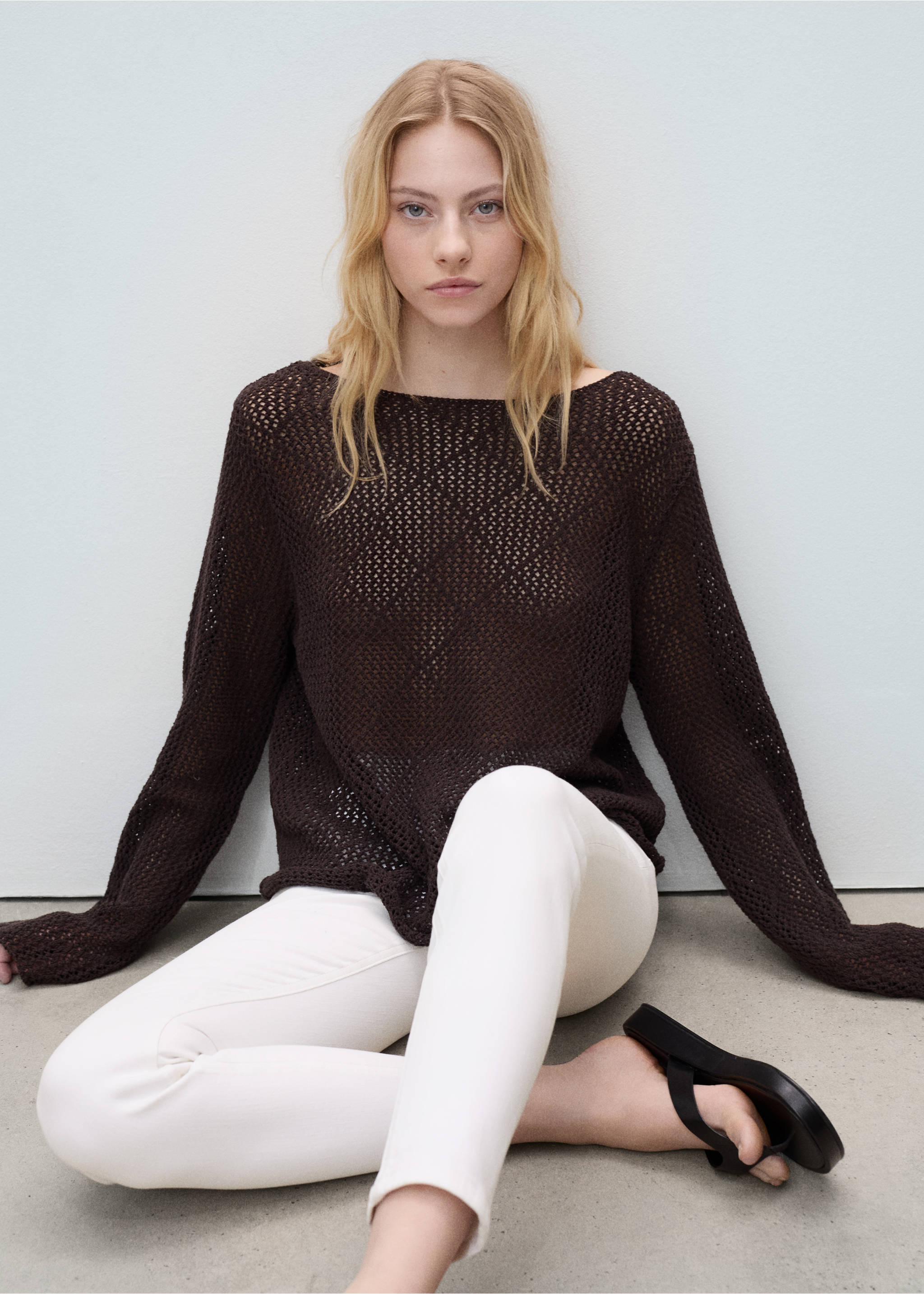 Jean skinny taille normale - Détail de l'article 2, Blanc. Ref: 87054070-00.