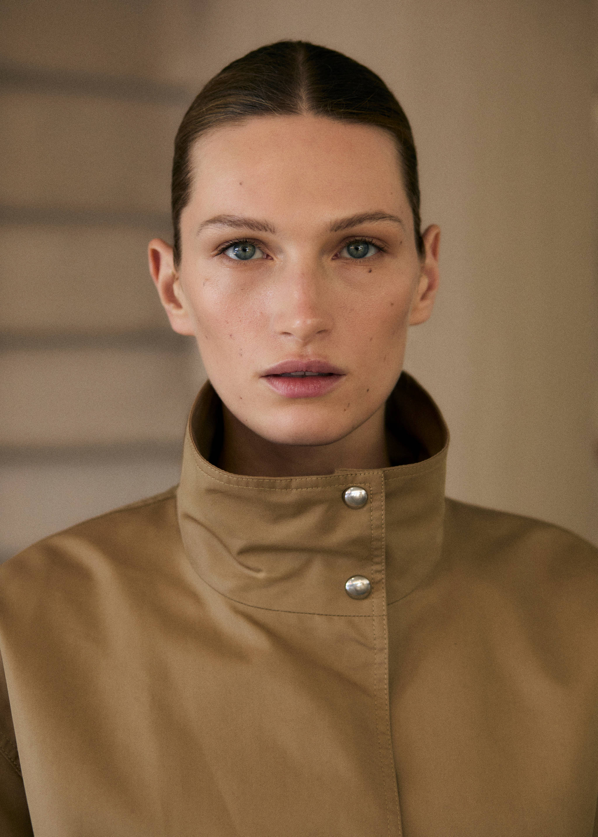 Katoenen parka met gerimpelde boord - Detail van het artikel 1