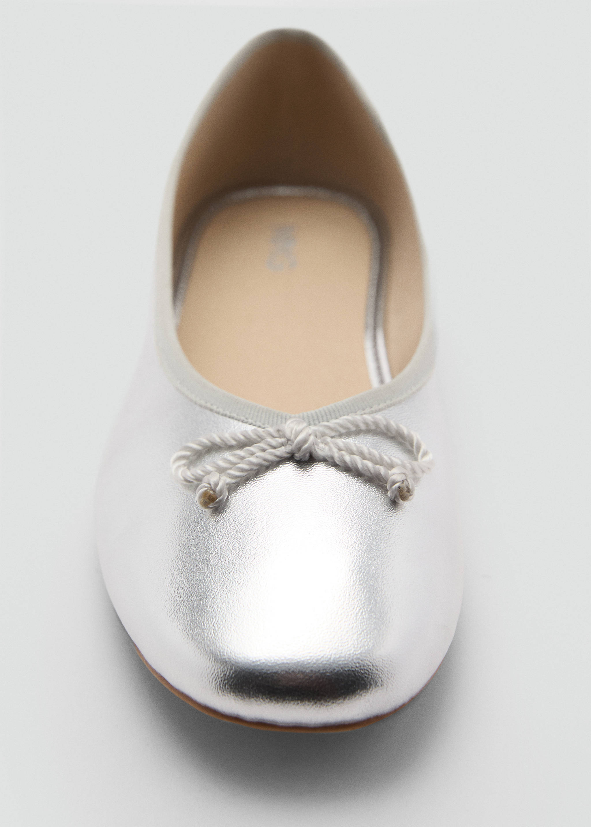 Metallic ballet flats with bow - Details of the article 3