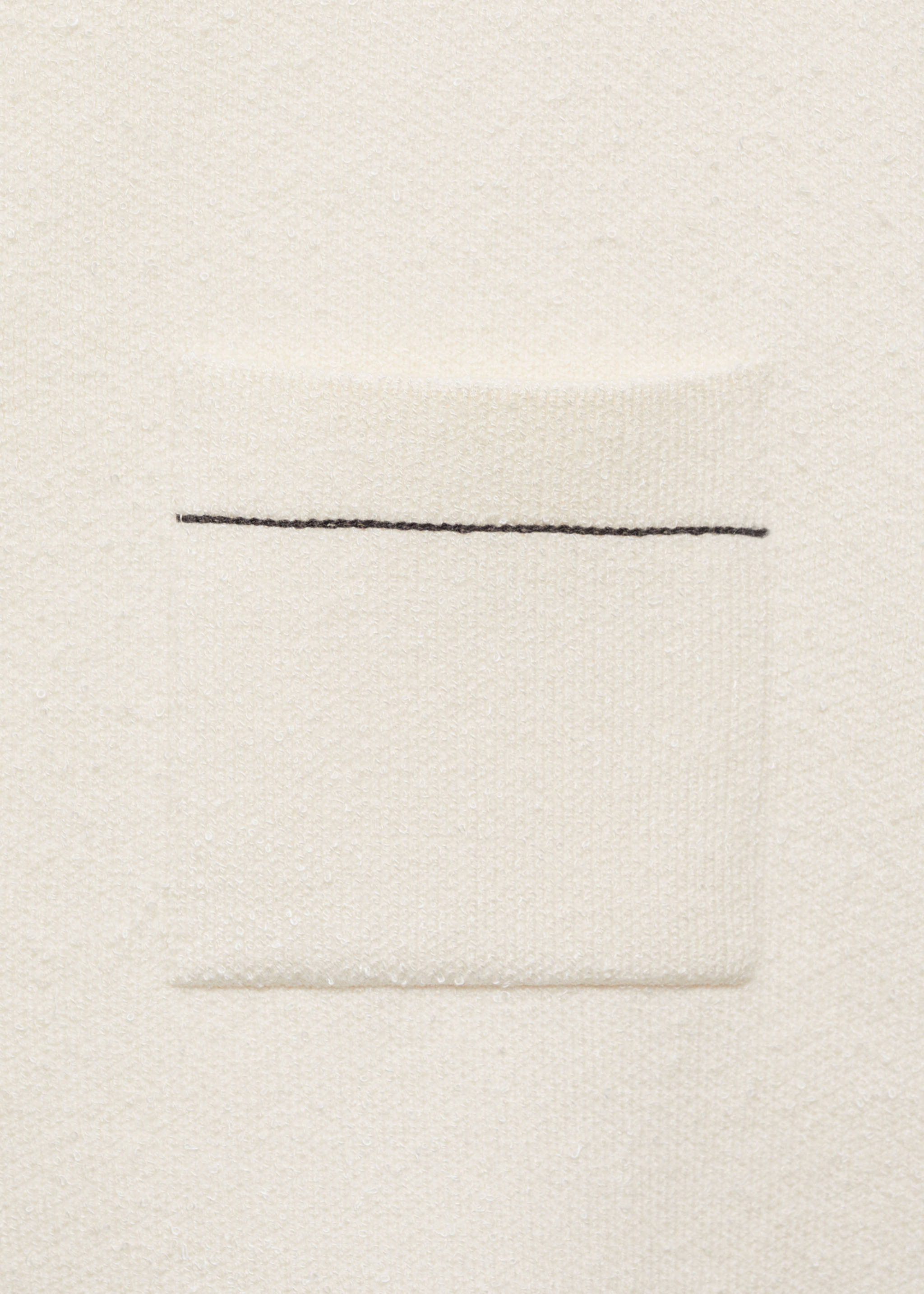 Cárdigan crop ribetes contraste - Detalle del artículo 0