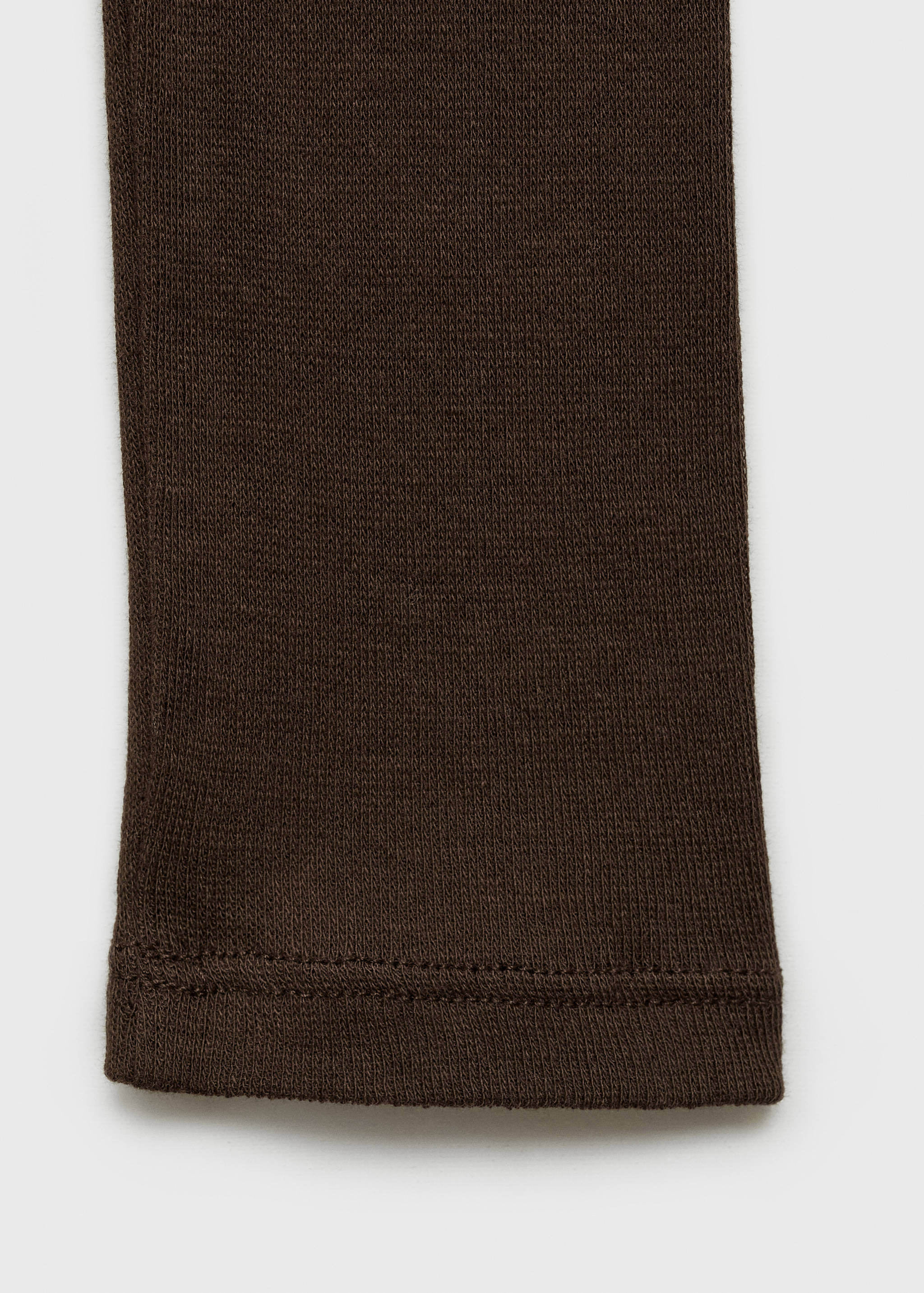 Contrasting cotton-blend T-shirt - Details of the article 0