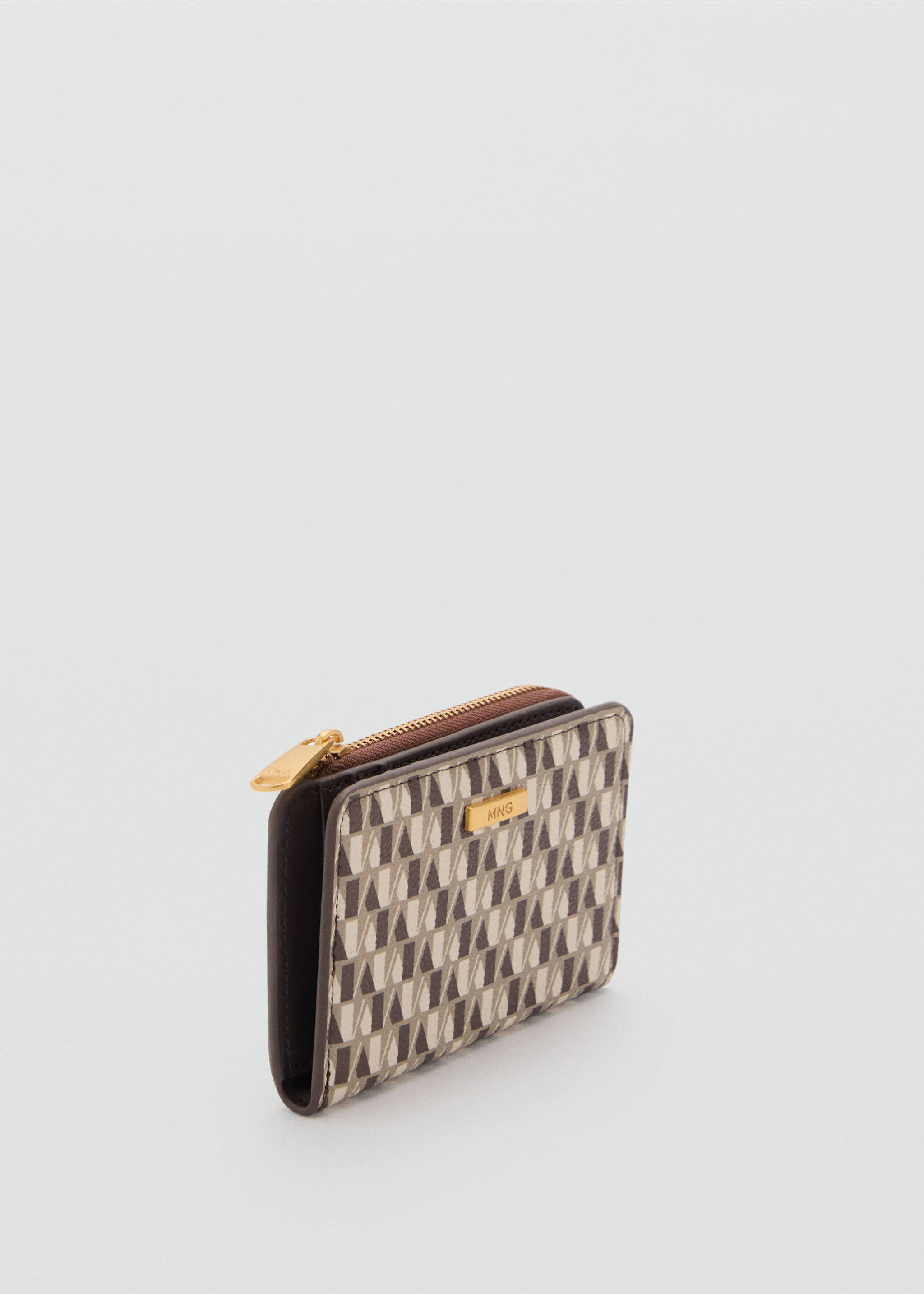 Coin purse with printed logo - Medium plane, Leather. Ref: 87054095-00.