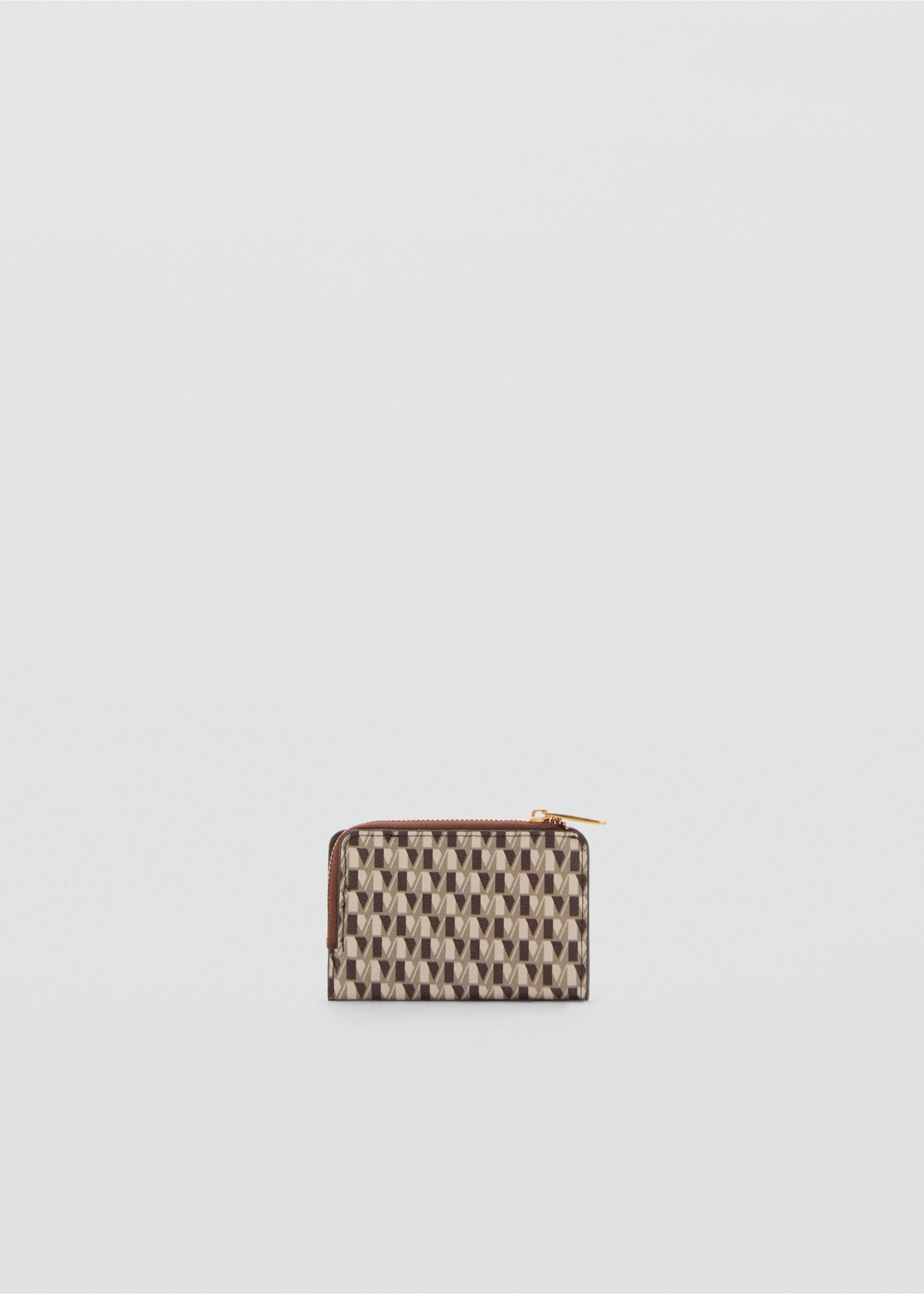 Coin purse with printed logo - Details of the article 2, Leather. Ref: 87054095-00.