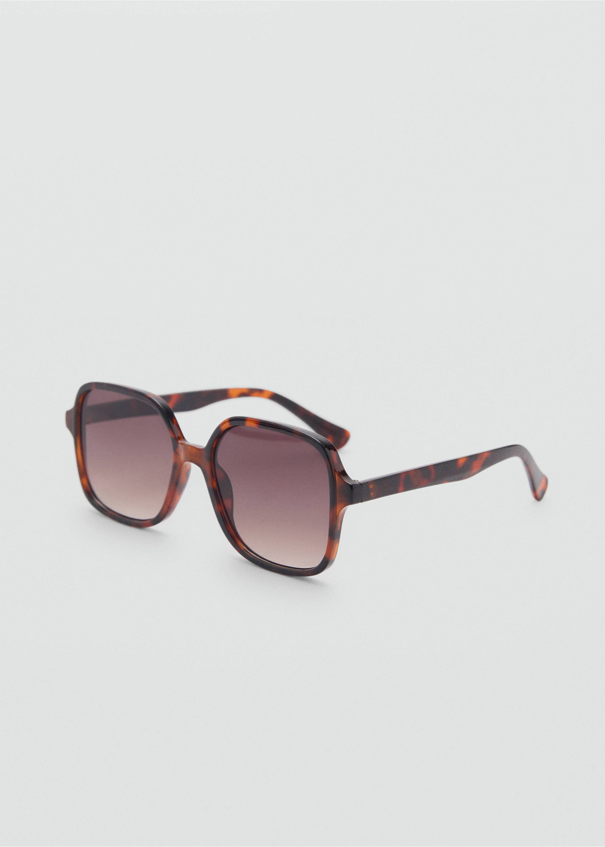 Gafas de sol montura cuadrada - Plano medio, Chocolate. Ref: 87054387-00.