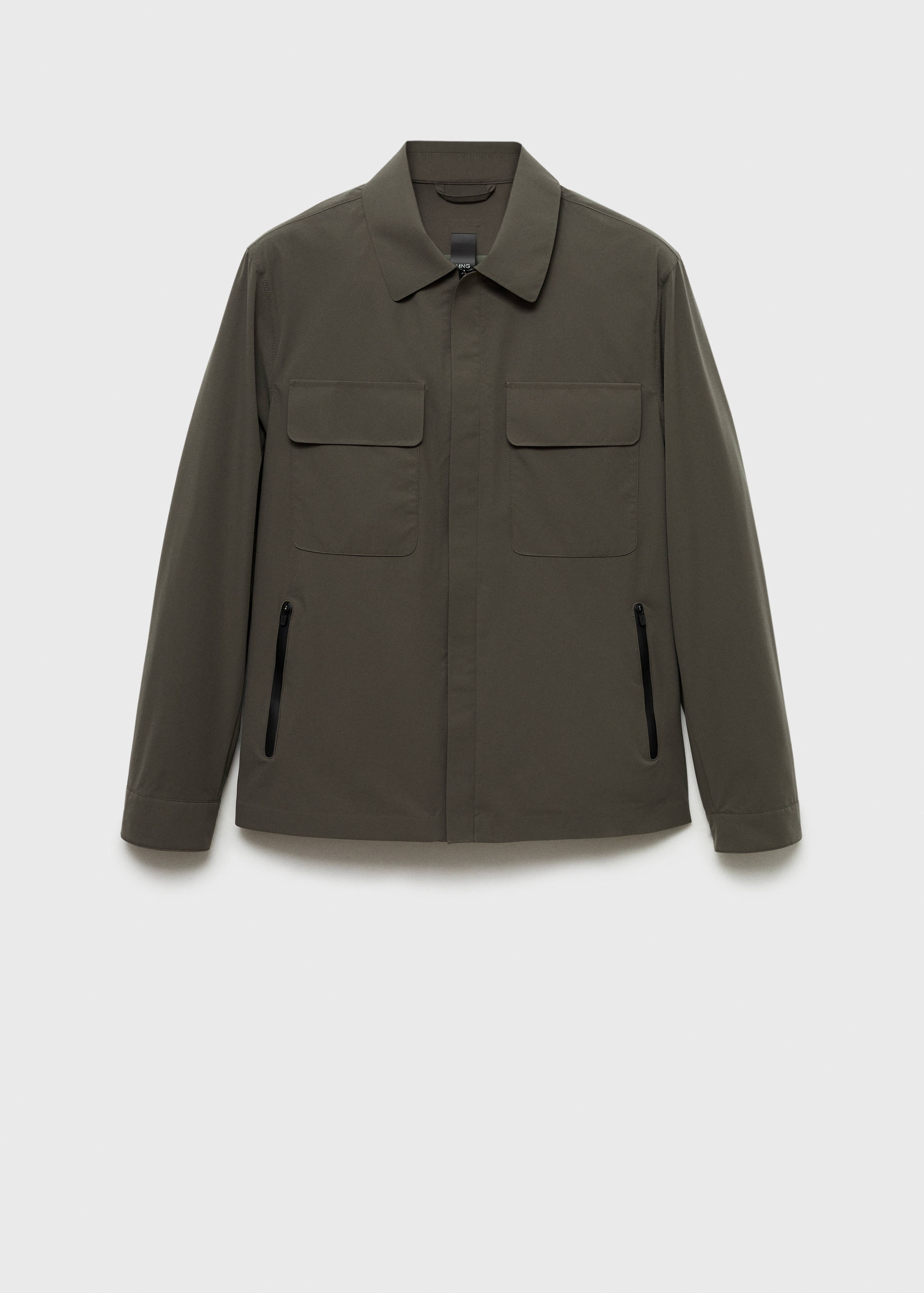 Water-repellent jacket with pockets - Article without model