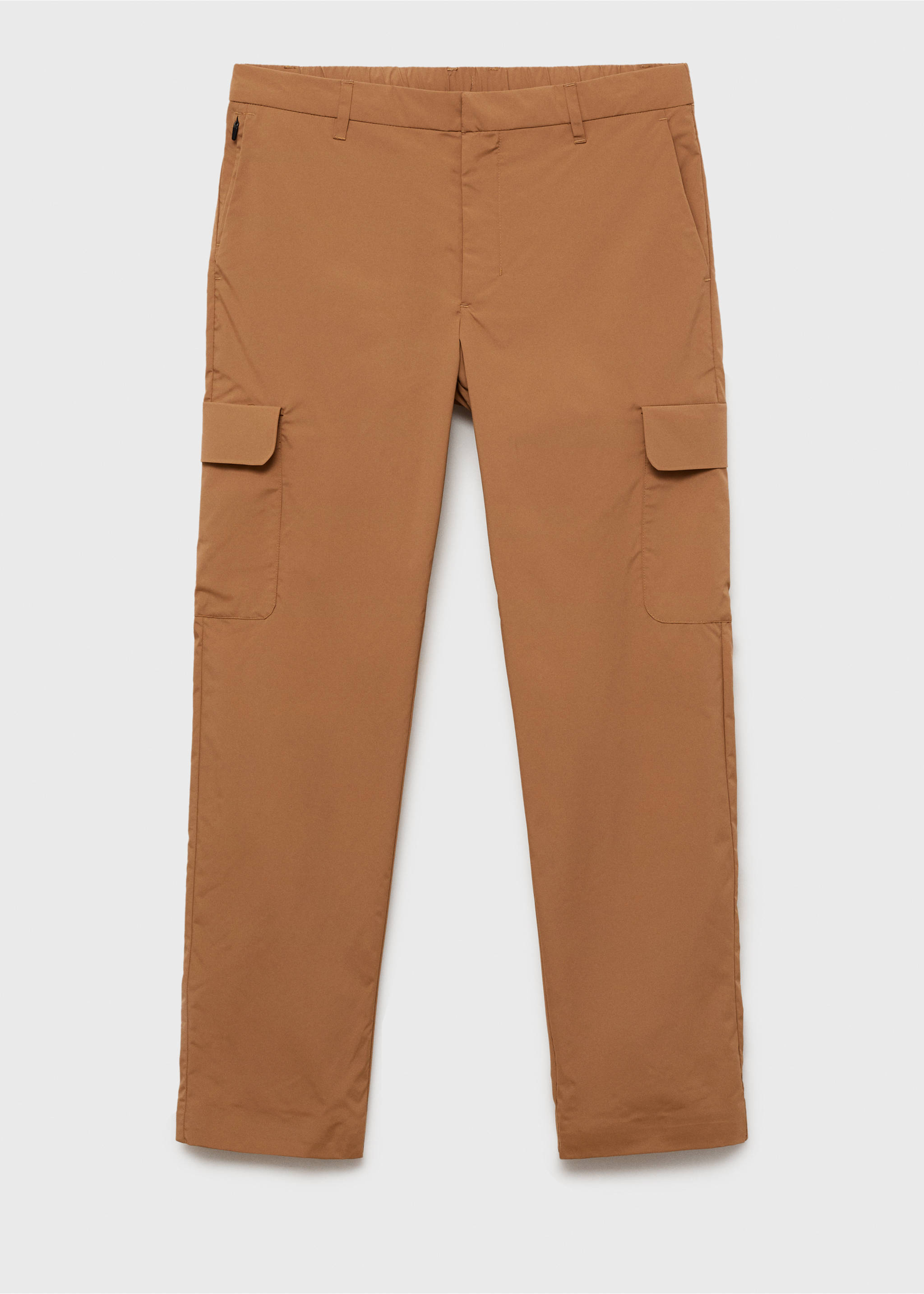 Thermoregulating comfort stretch cargo trousers - Article sans modèle, Tabac. Ref: 87054390-00.