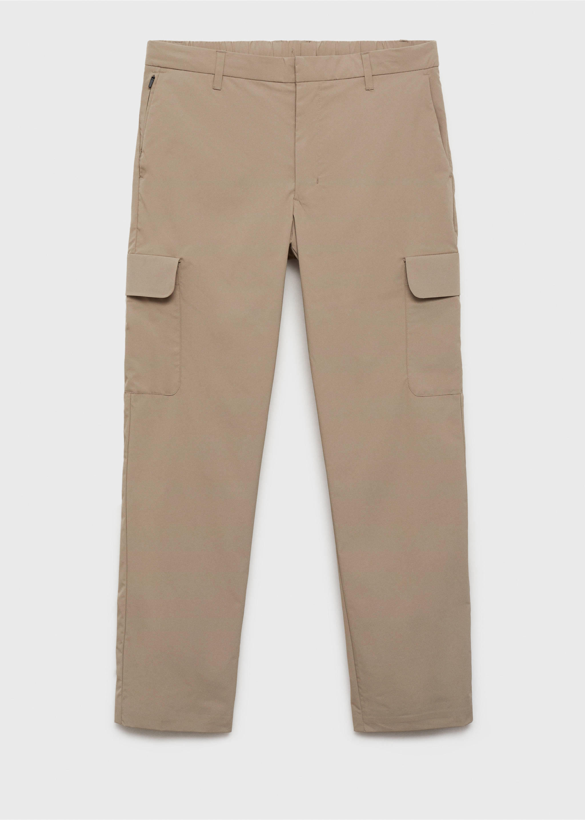 Wärmeregulierende Carghose aus Comfort-Stretch-Gewebe - Artikel ohne Model, Mittelbraun. Ref: 87054390-00.
