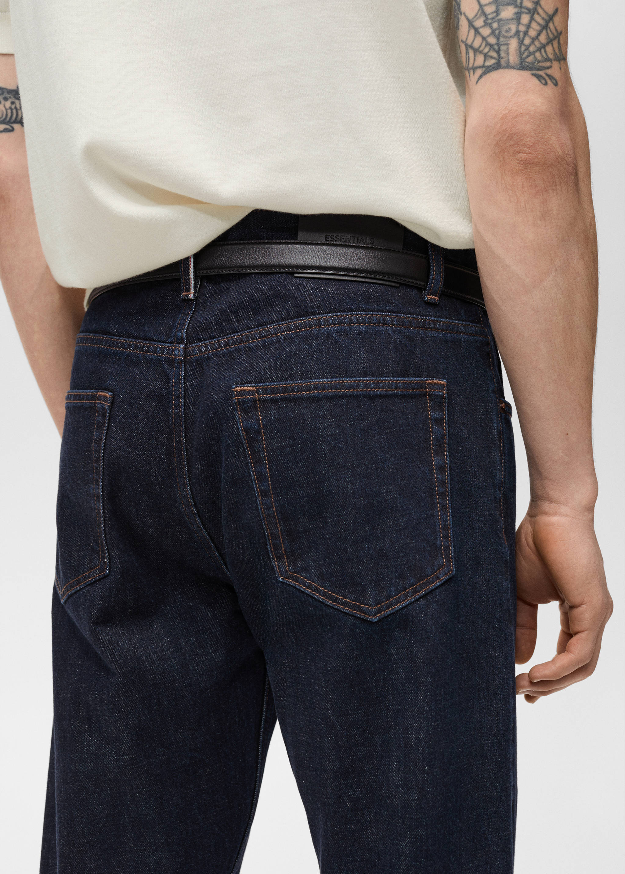 Tapered-fit selvedge jeans - Details of the article 6
