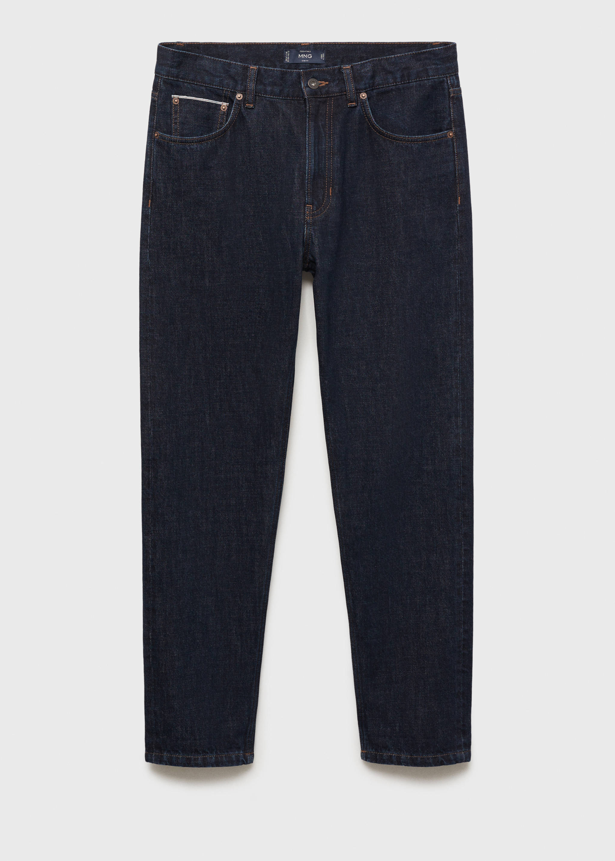 Jeans selvedge med avsmalnande passform - Artikel utan modell