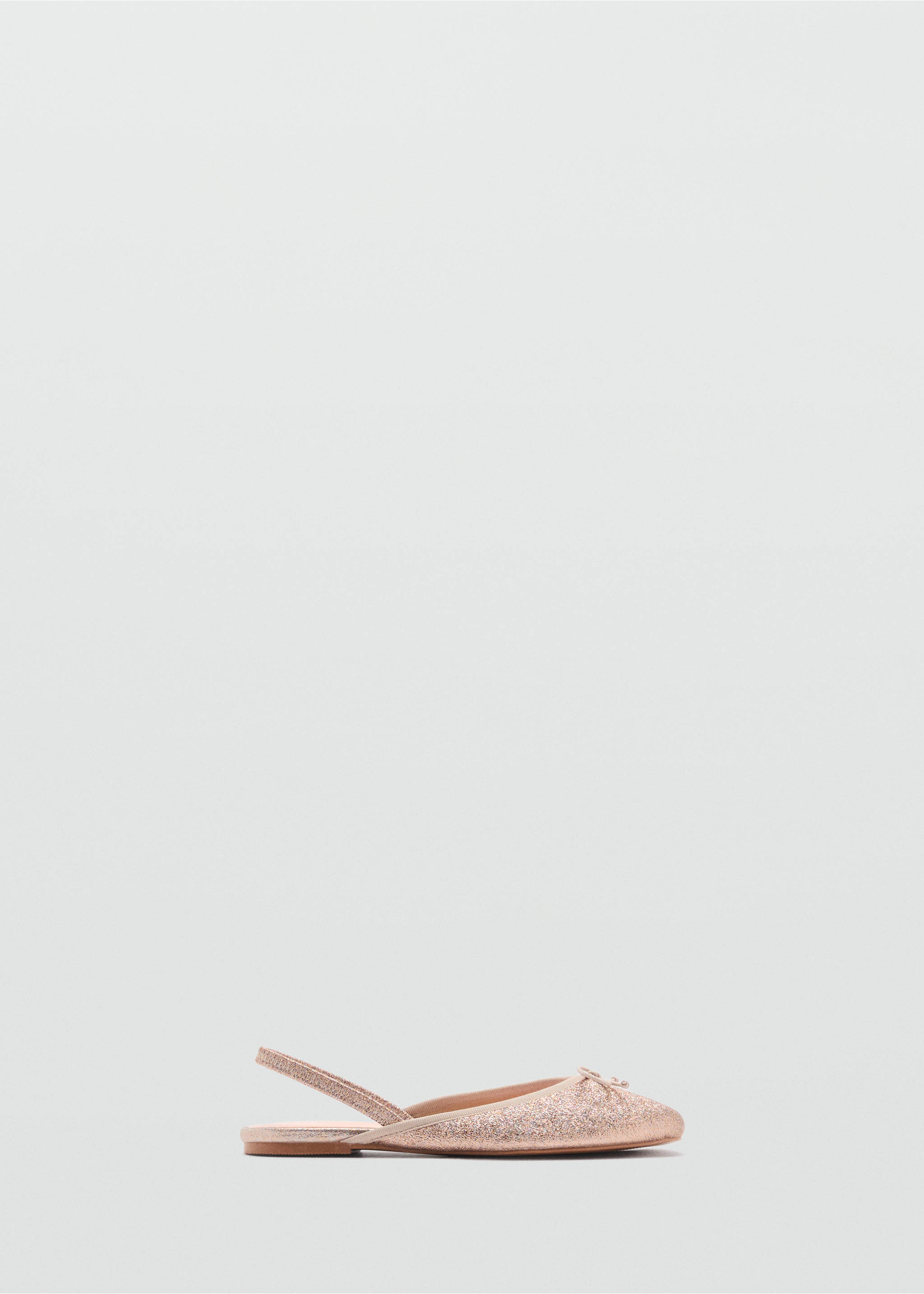 Ballerines brillante à nœud - Article sans modèle, Cuivre. Ref: 87054395-00.
