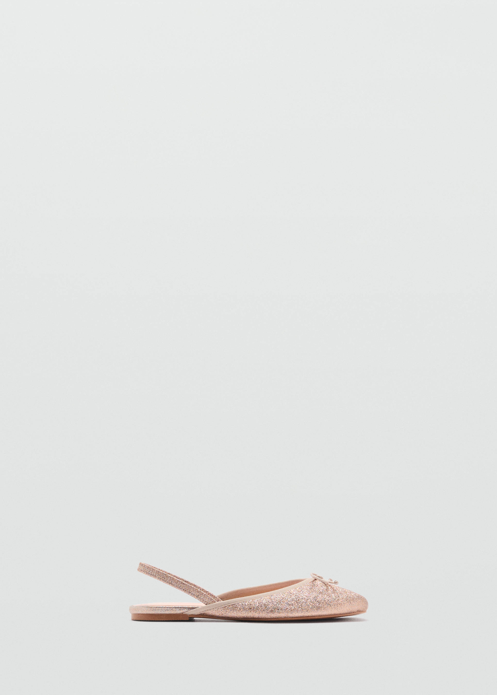 Glitter ballet flats with bow - Article without model