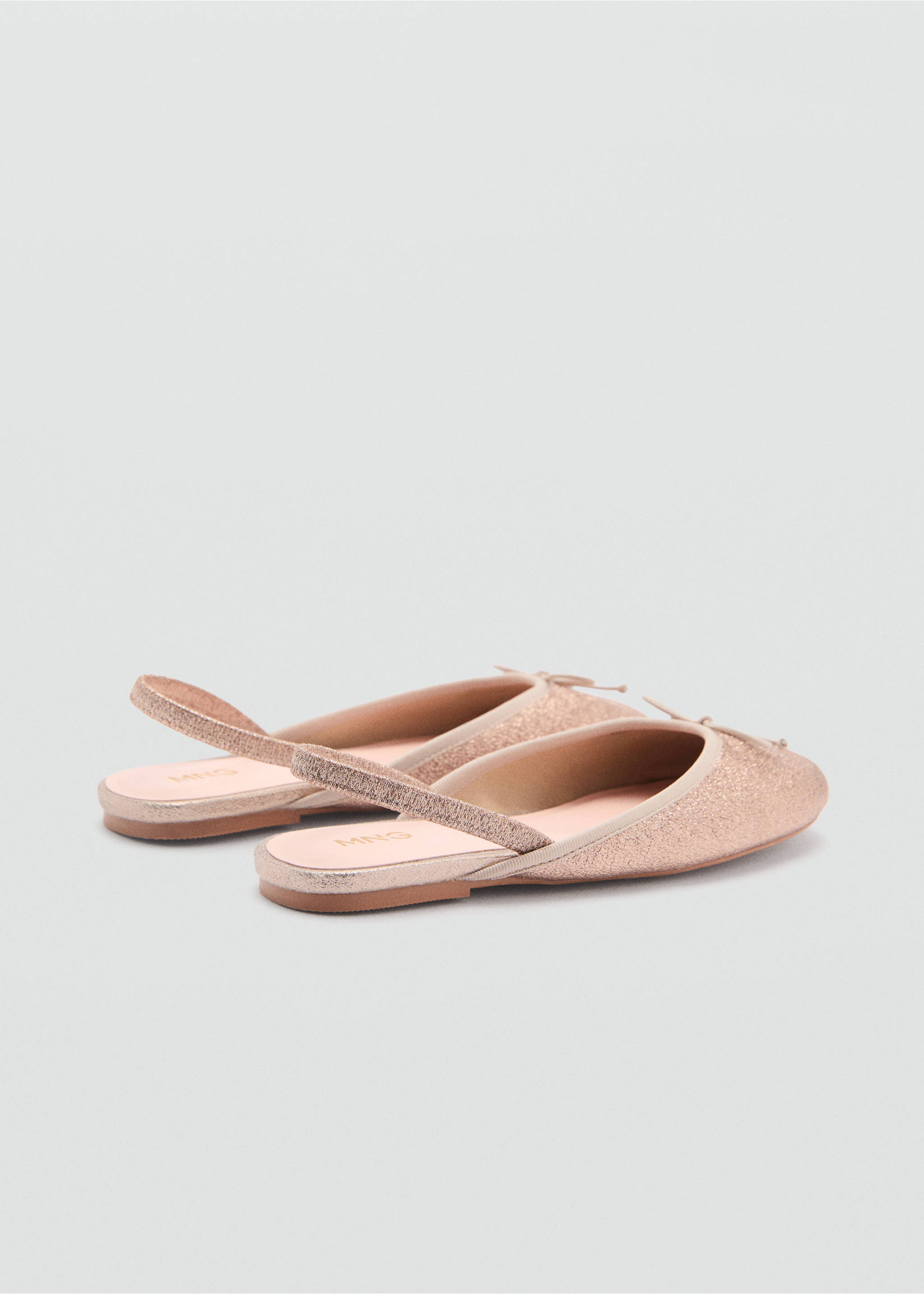 Ballerines brillante à nœud - Détail de l'article 1, Cuivre. Ref: 87054395-00.