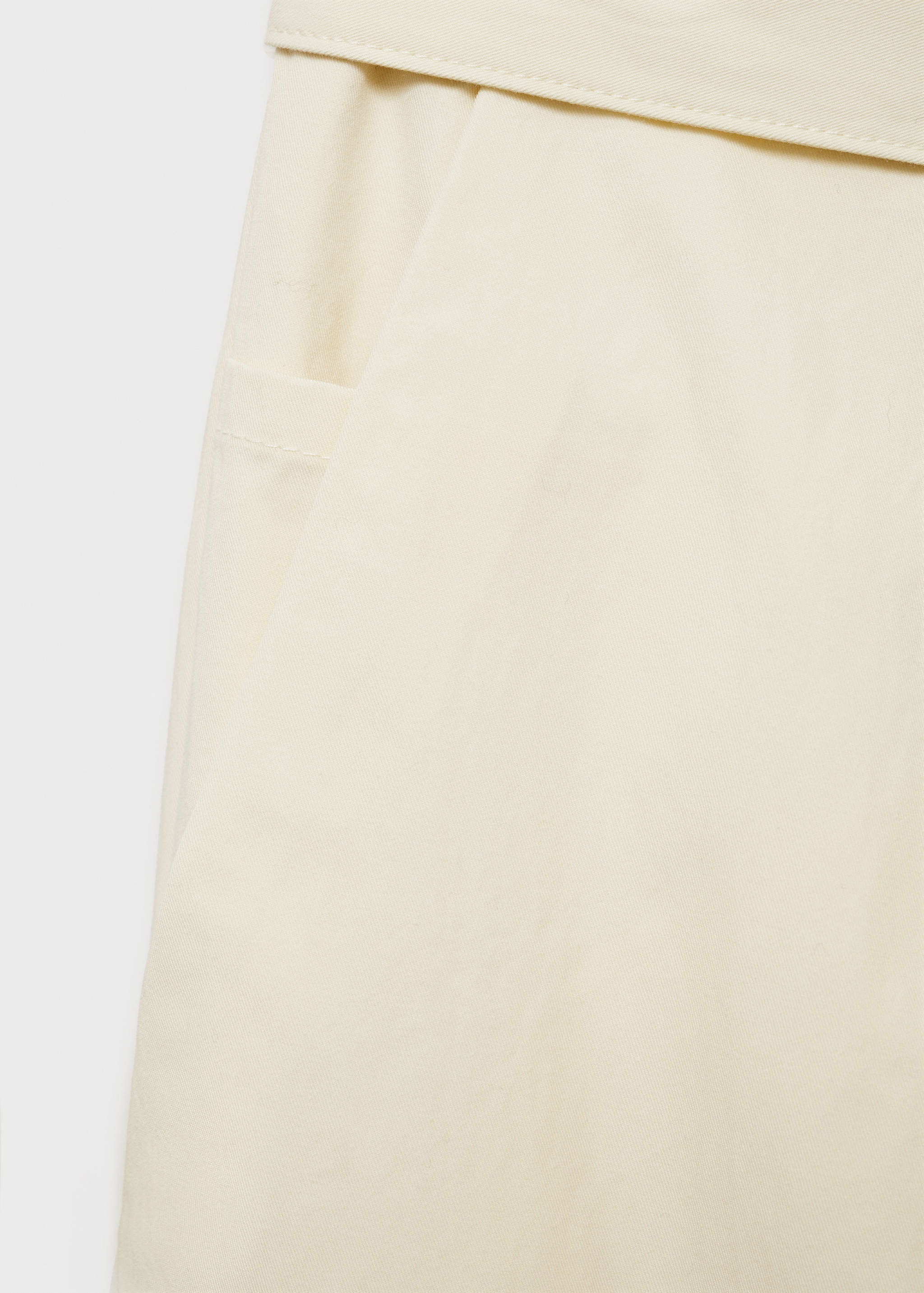 Relaxed-fit trousers with belt - Details of the article 0