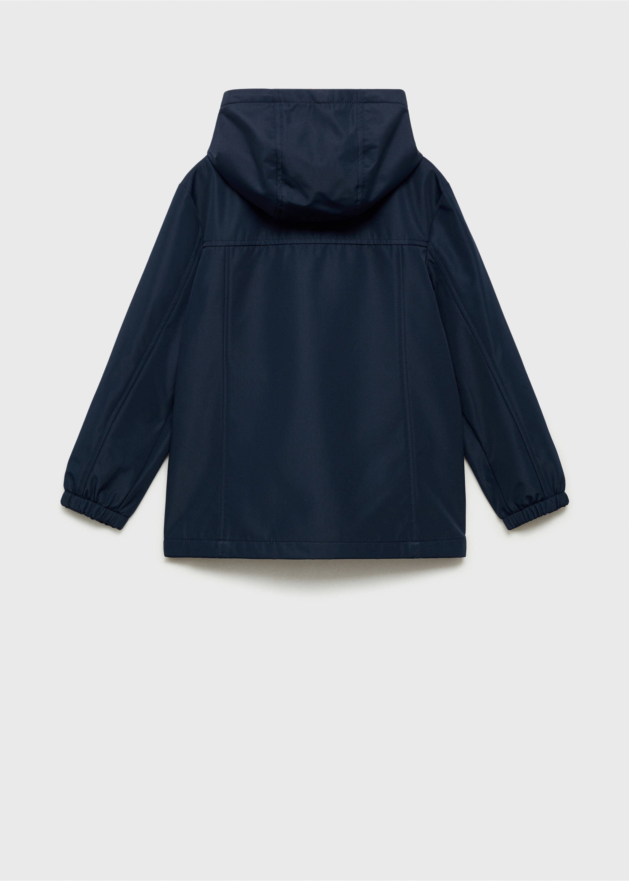 Waterproof parka - Reverse of the article, Dark Navy. Ref: 87054399-00.